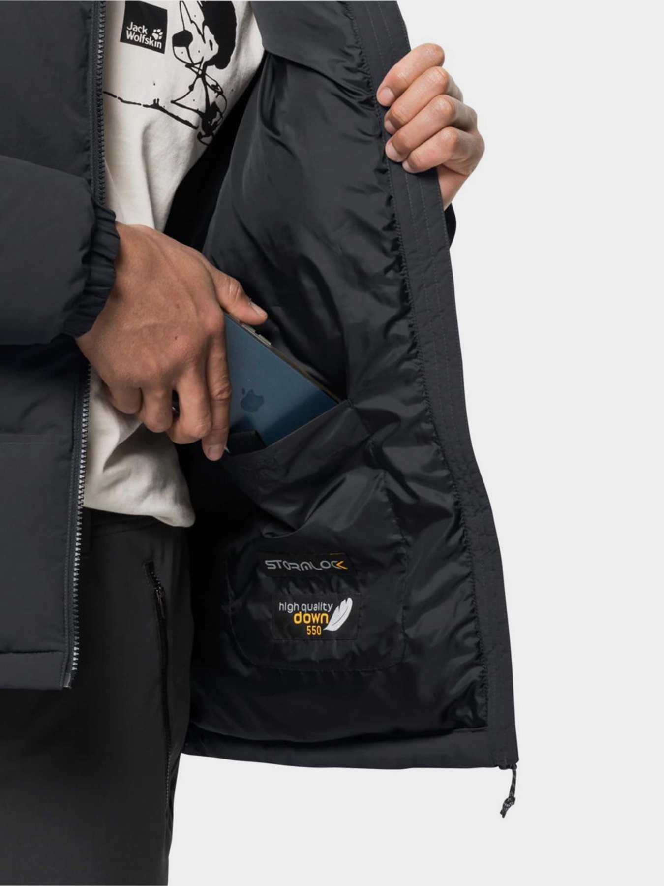Пуховик Jack Wolfskin Alex Down модель 1206911_6350 Фото