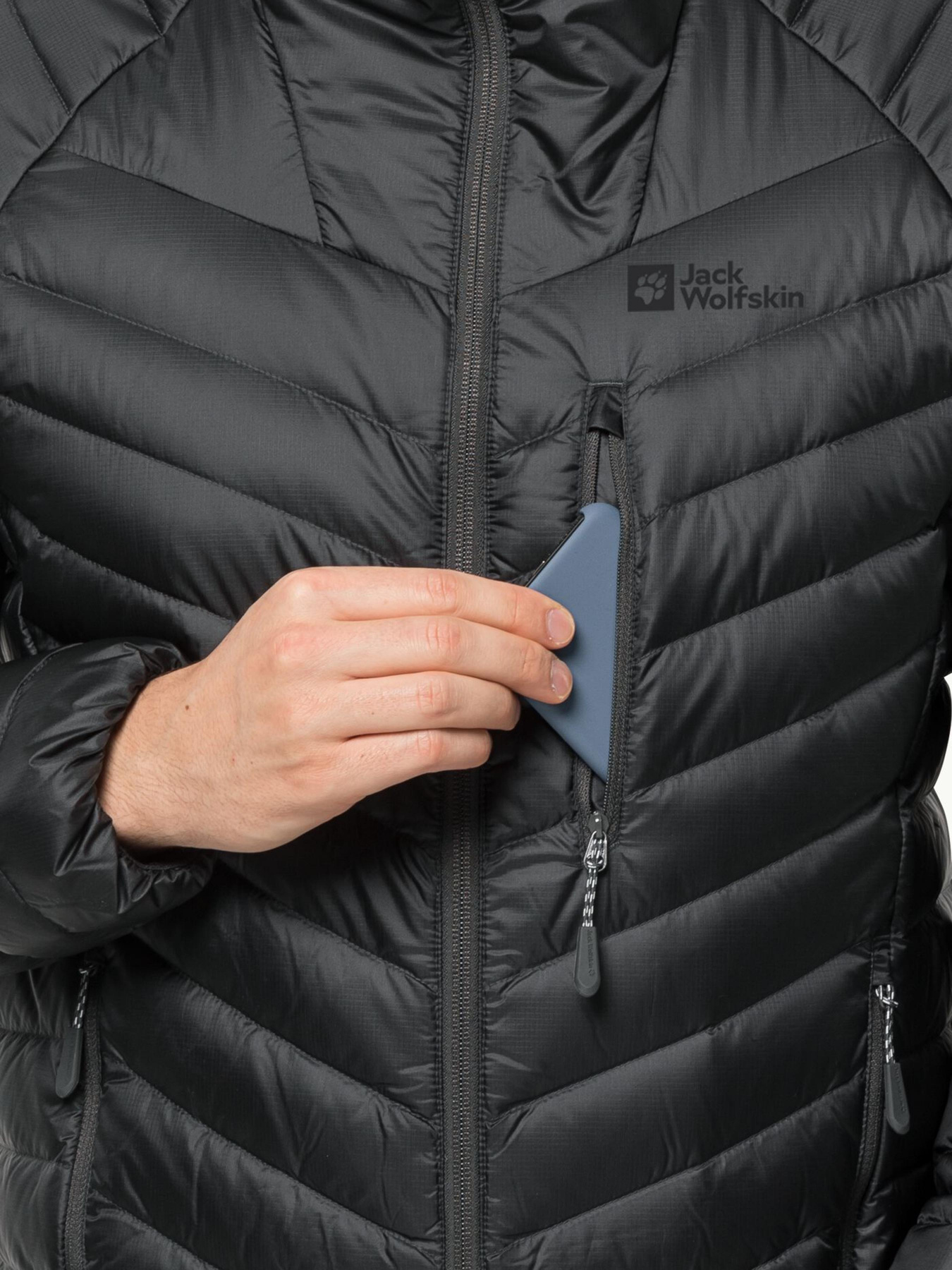 Пуховик Jack Wolfskin Passamani Down Hoody модель 1207241_6350 Фото