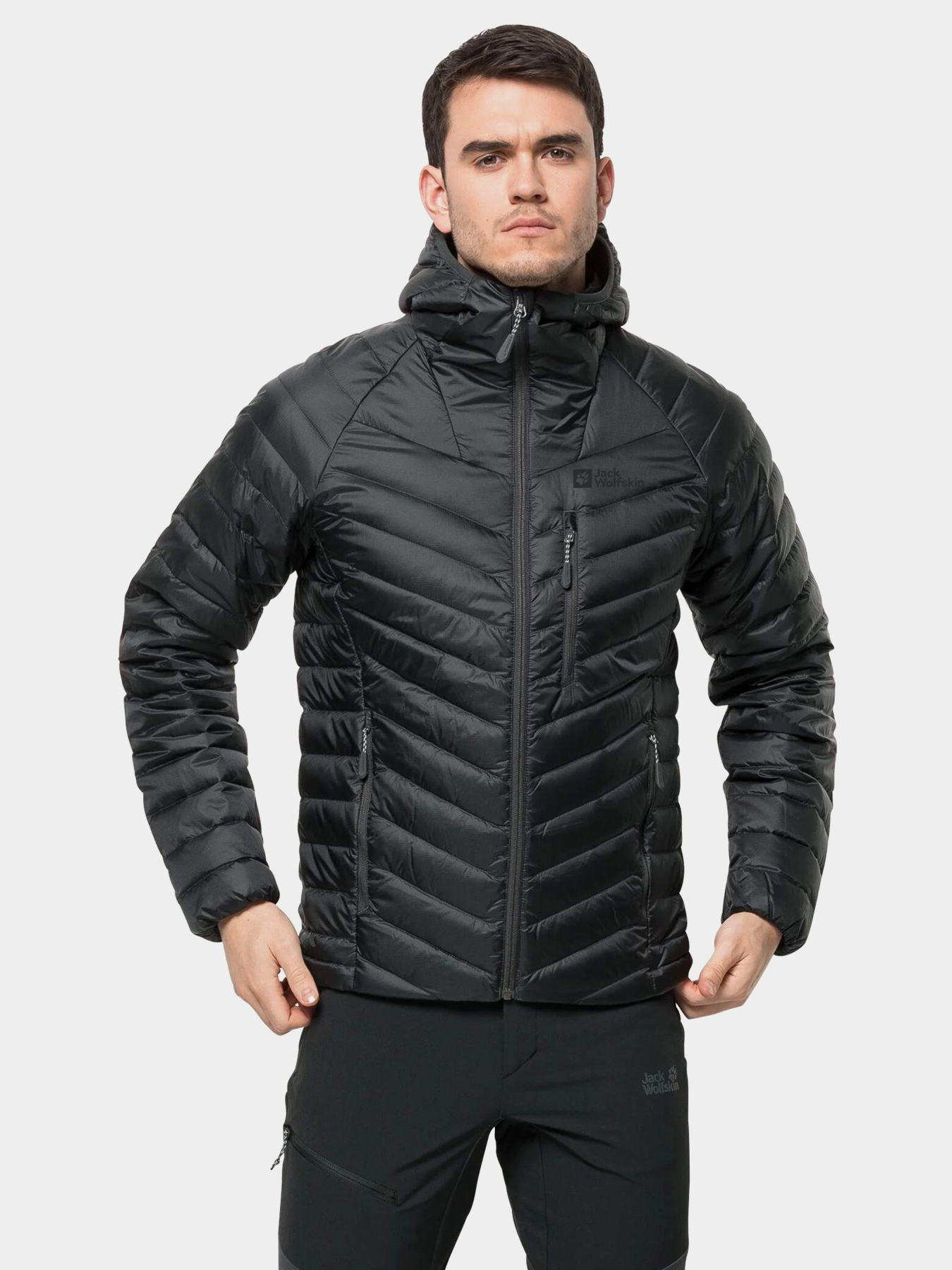 Пуховик Jack Wolfskin Passamani Down Hoody модель 1207241_6350 Фото