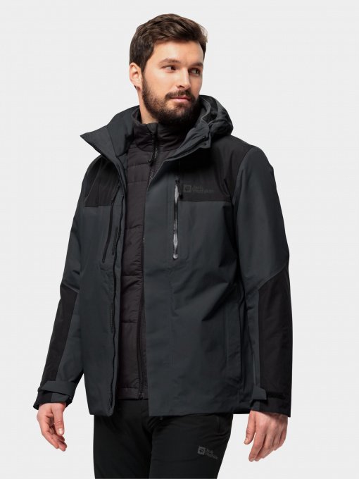 Куртки и дубленки Jack Wolfskin Jasper 3in1 модель 1115261_6350 Фото