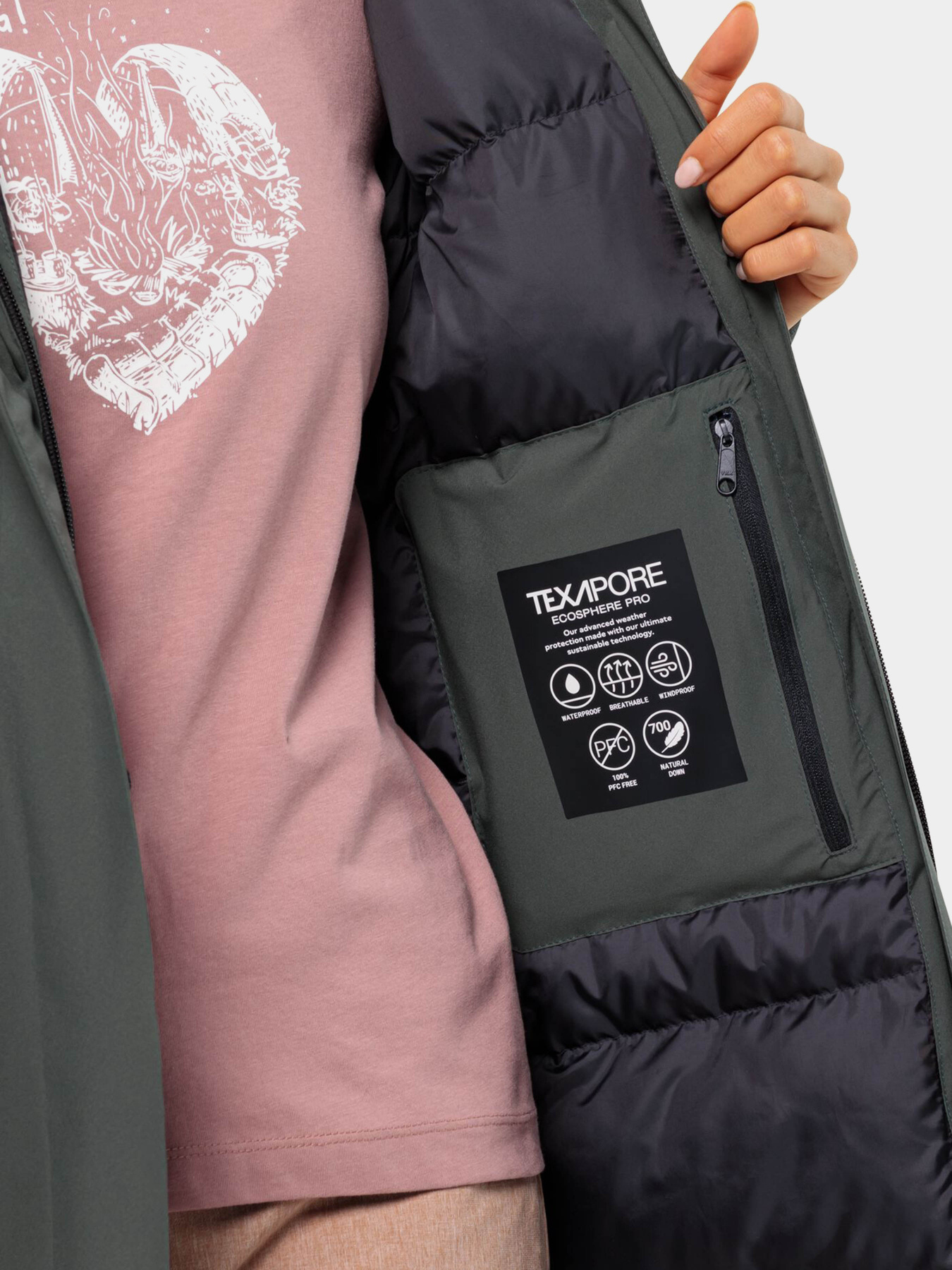 Пуховик Jack Wolfskin Luisenplatz модель 1116121_4136 Фото