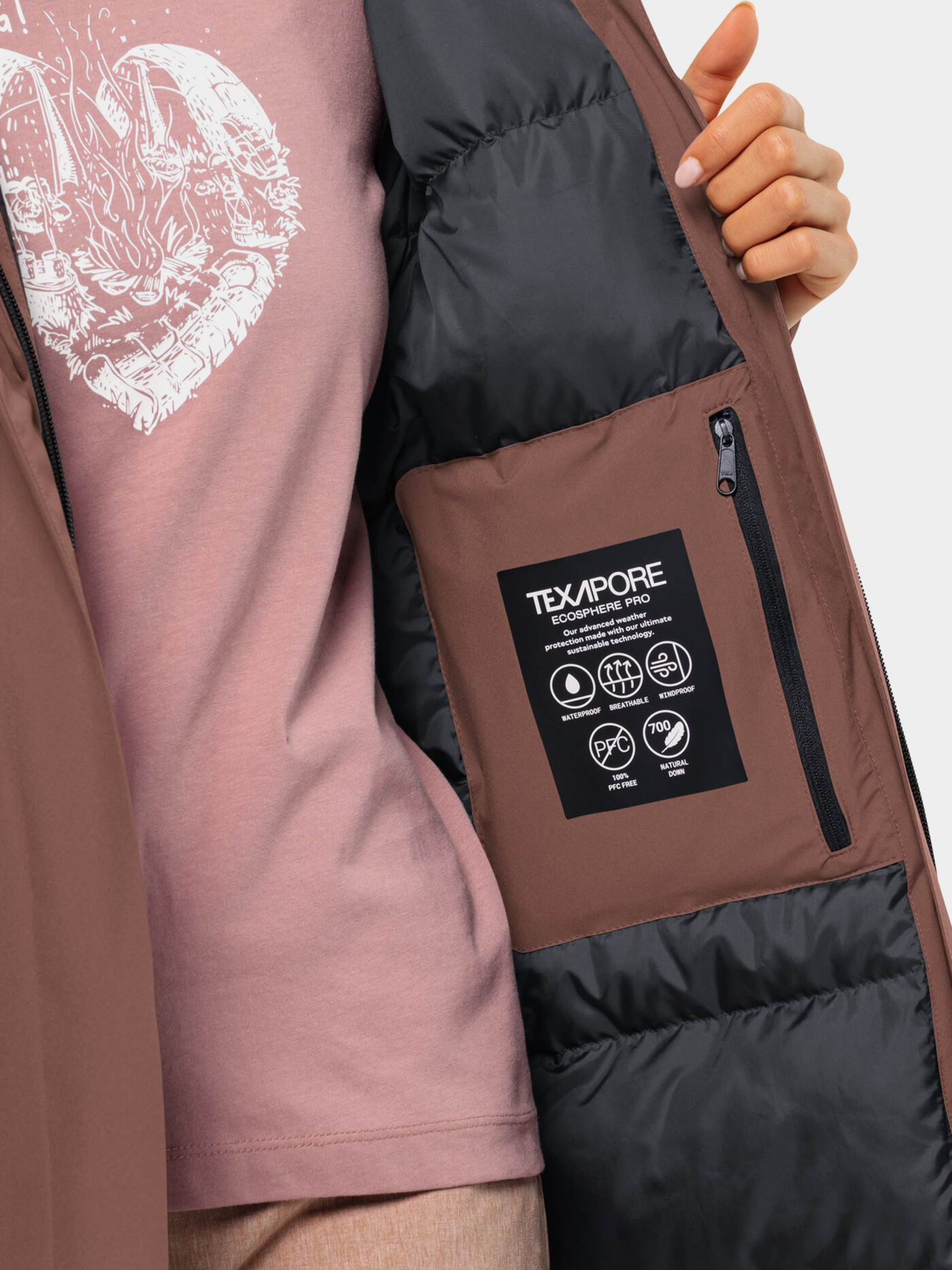 Пуховик Jack Wolfskin Luisenplatz модель 1116121_5165 Фото