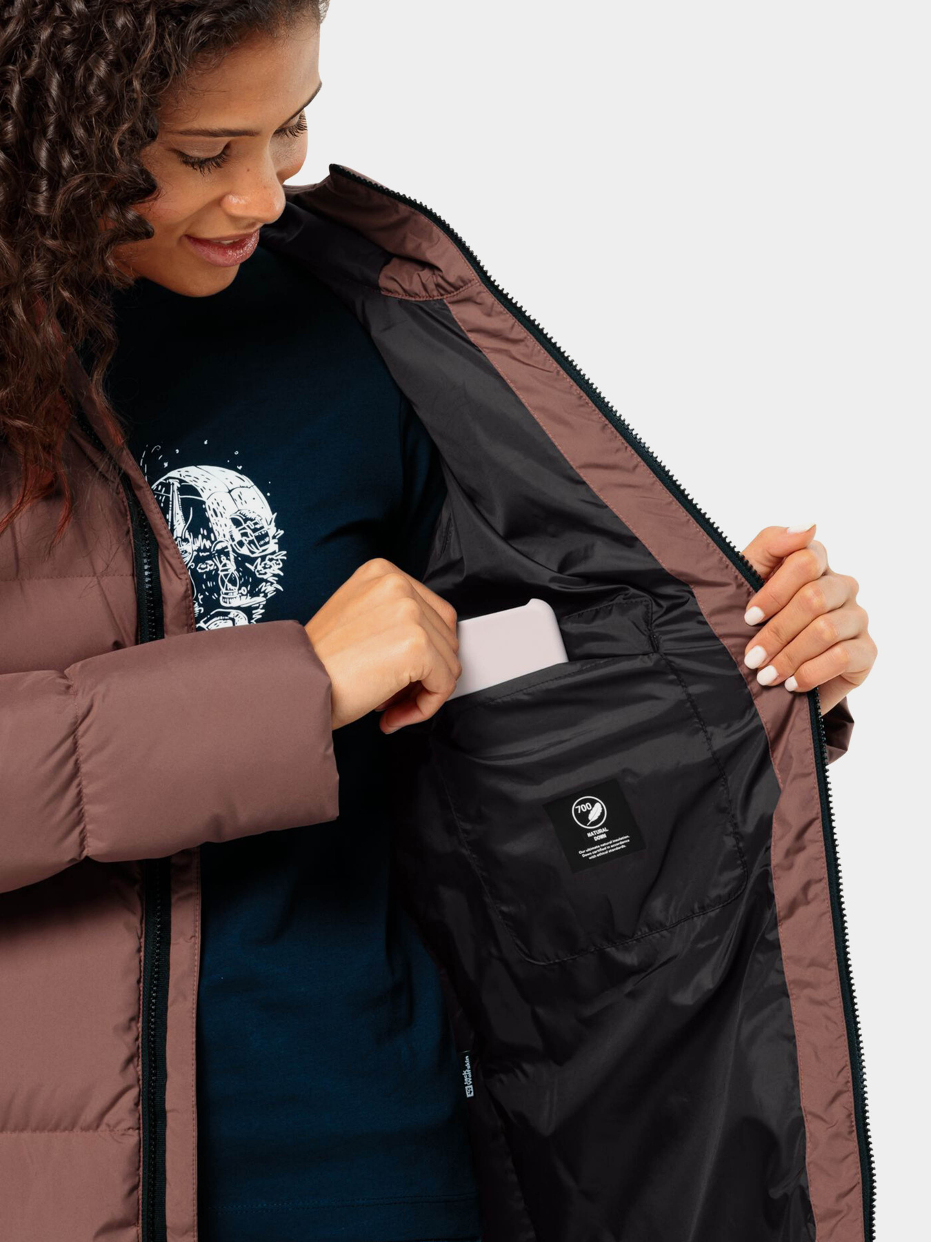 Пуховик Jack Wolfskin Frozen Lake модель 1206132_5165 Фото