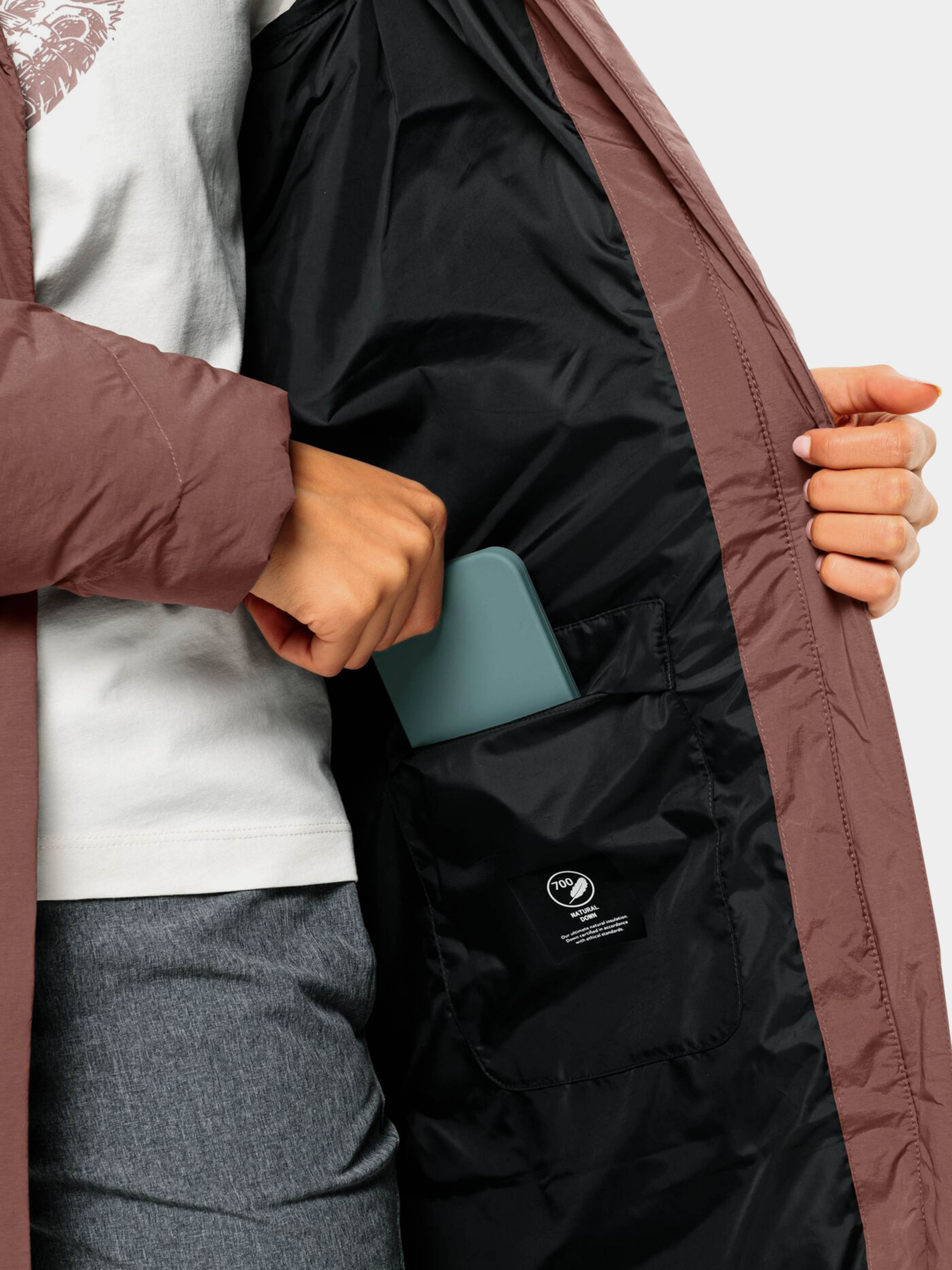 Пуховик Jack Wolfskin Marienplatz модель 1206971_5165 Фото