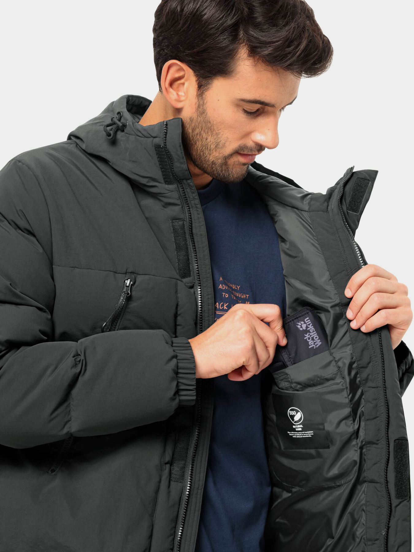 Пуховик Jack Wolfskin Dellbrueck модель 1207551_6502 Фото