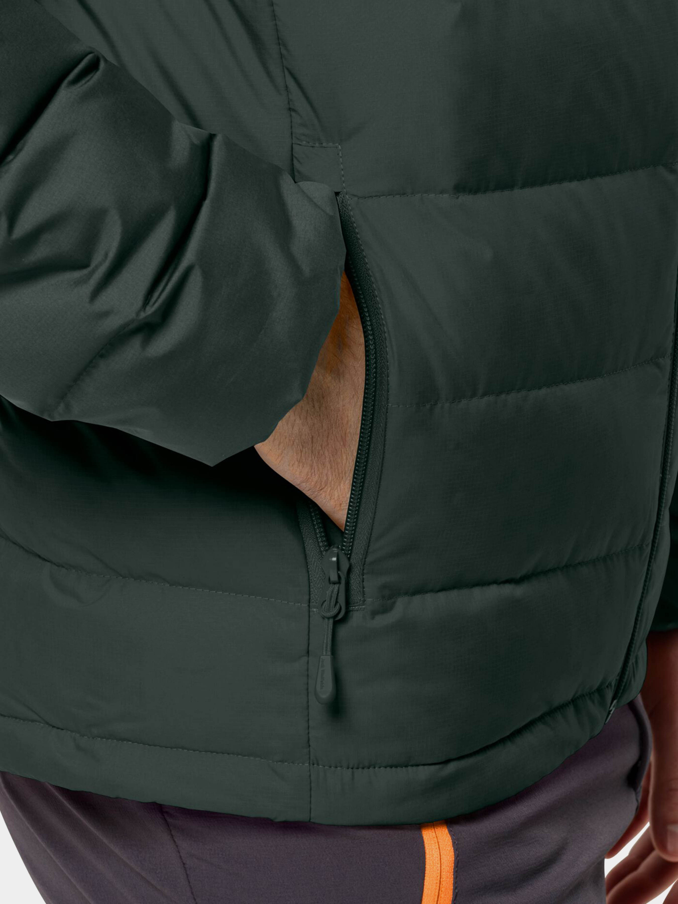 Пуховик Jack Wolfskin Ather Down Hoody модель 1207671_4161 Фото