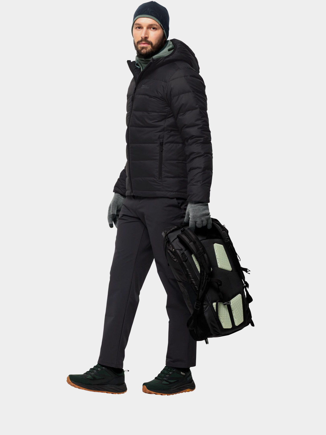 Пуховик Jack Wolfskin Ather Down Hoody модель 1207671_6000_3XL Фото