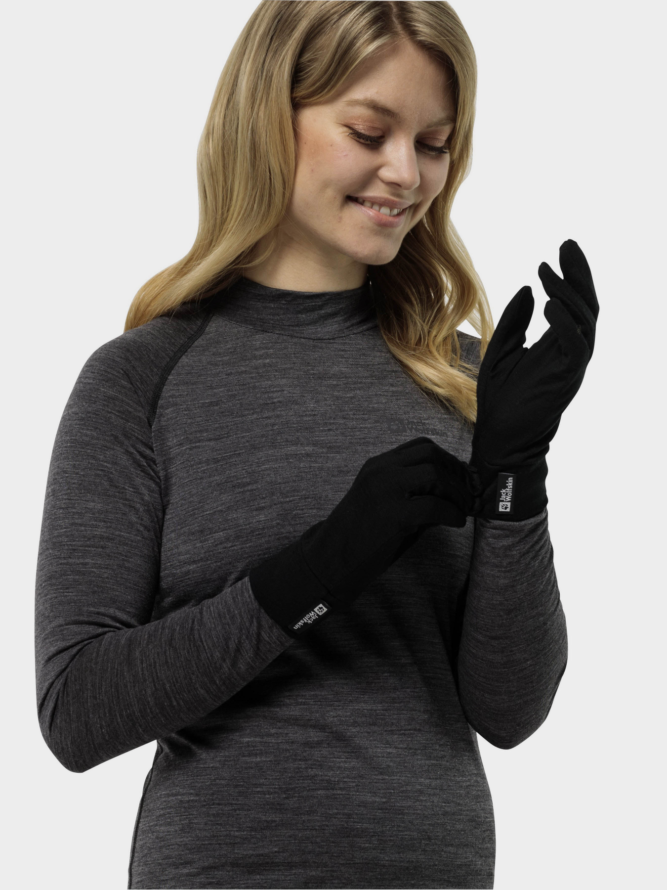 Перчатки Jack Wolfskin Merino модель 1911621_6000 Фото