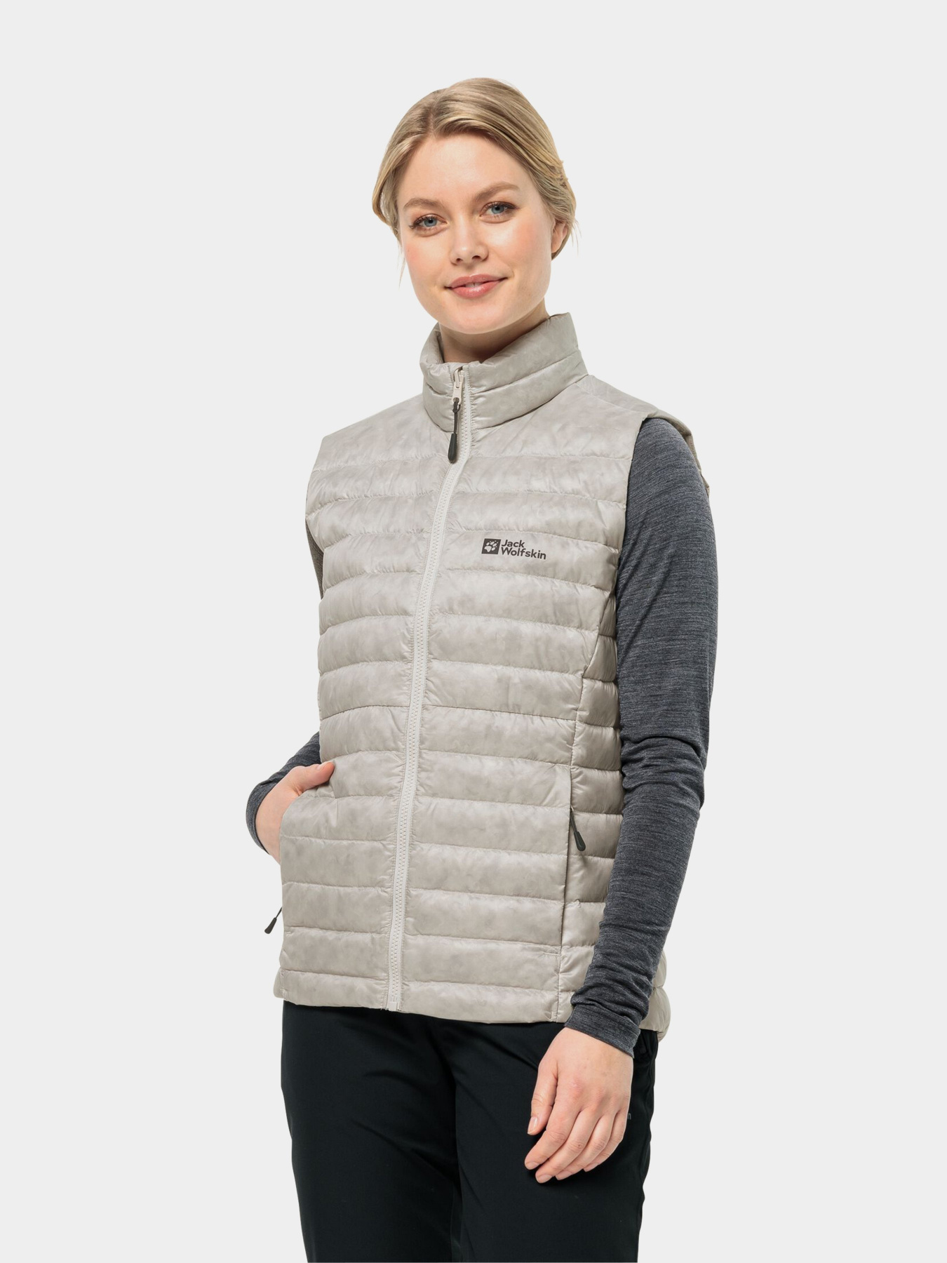 Жилет с утеплителем Jack Wolfskin Pilvi Down Vest модель 1207771_5609 Фото