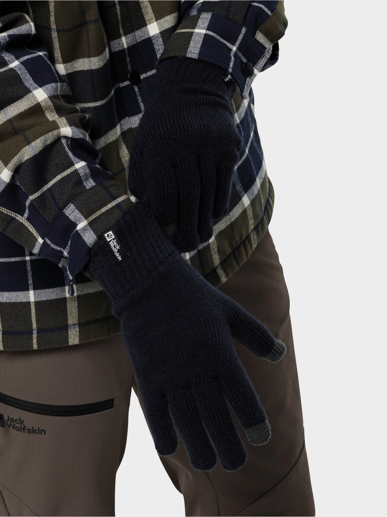 Перчатки Jack Wolfskin Rib модель 1911681_1010 Перчатки Jack Wolfskin Rib модель 1911681_1010 Фото