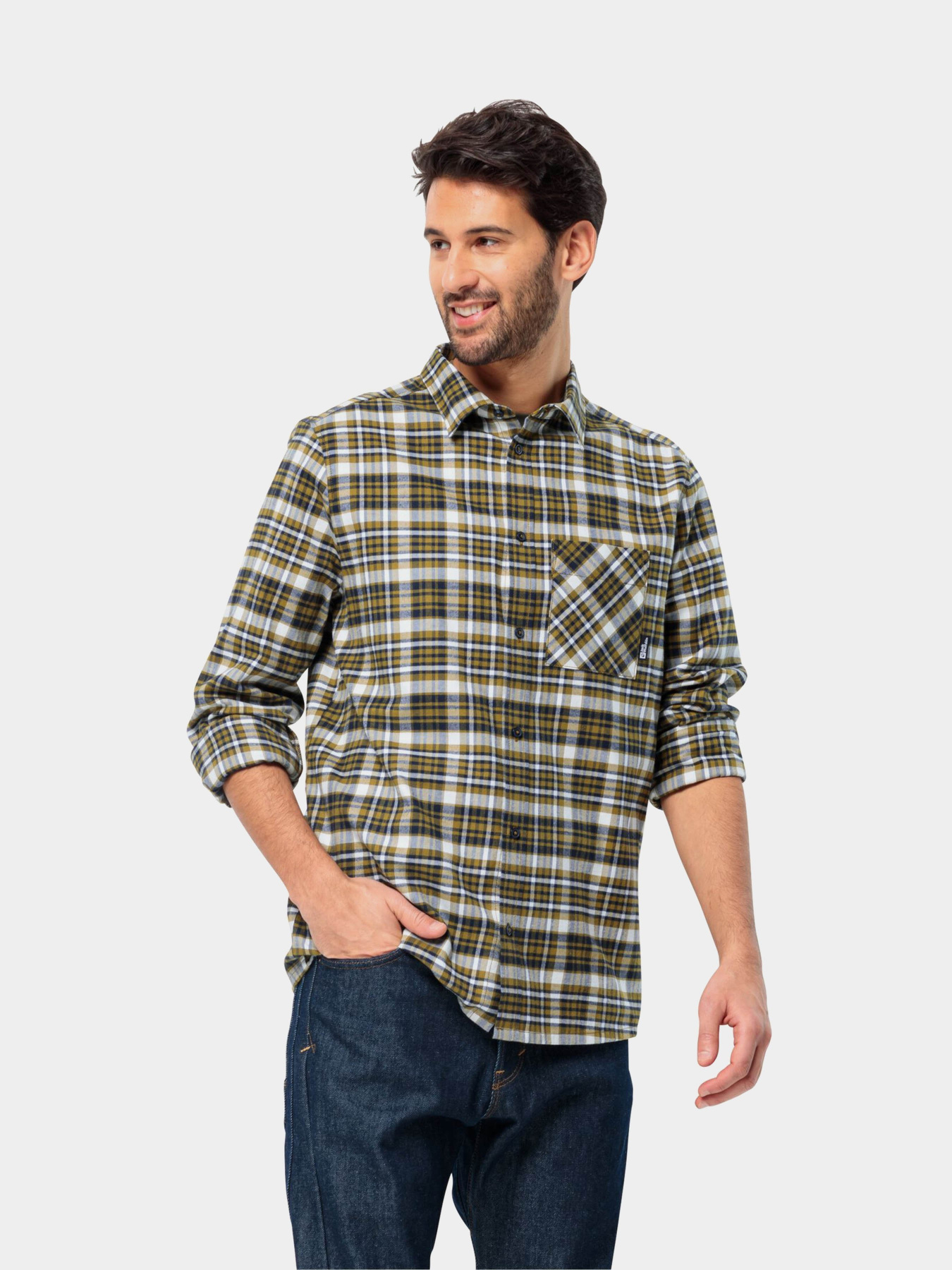 Сорочка повсякденна Jack Wolfskin Bergweg Shirt модель 1403822_8443 Фото
