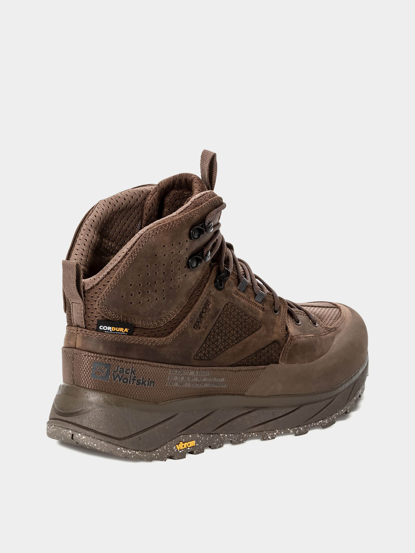 Ботинки Jack Wolfskin Terraquest Texapore Mid модель 4056381_5178 Фото