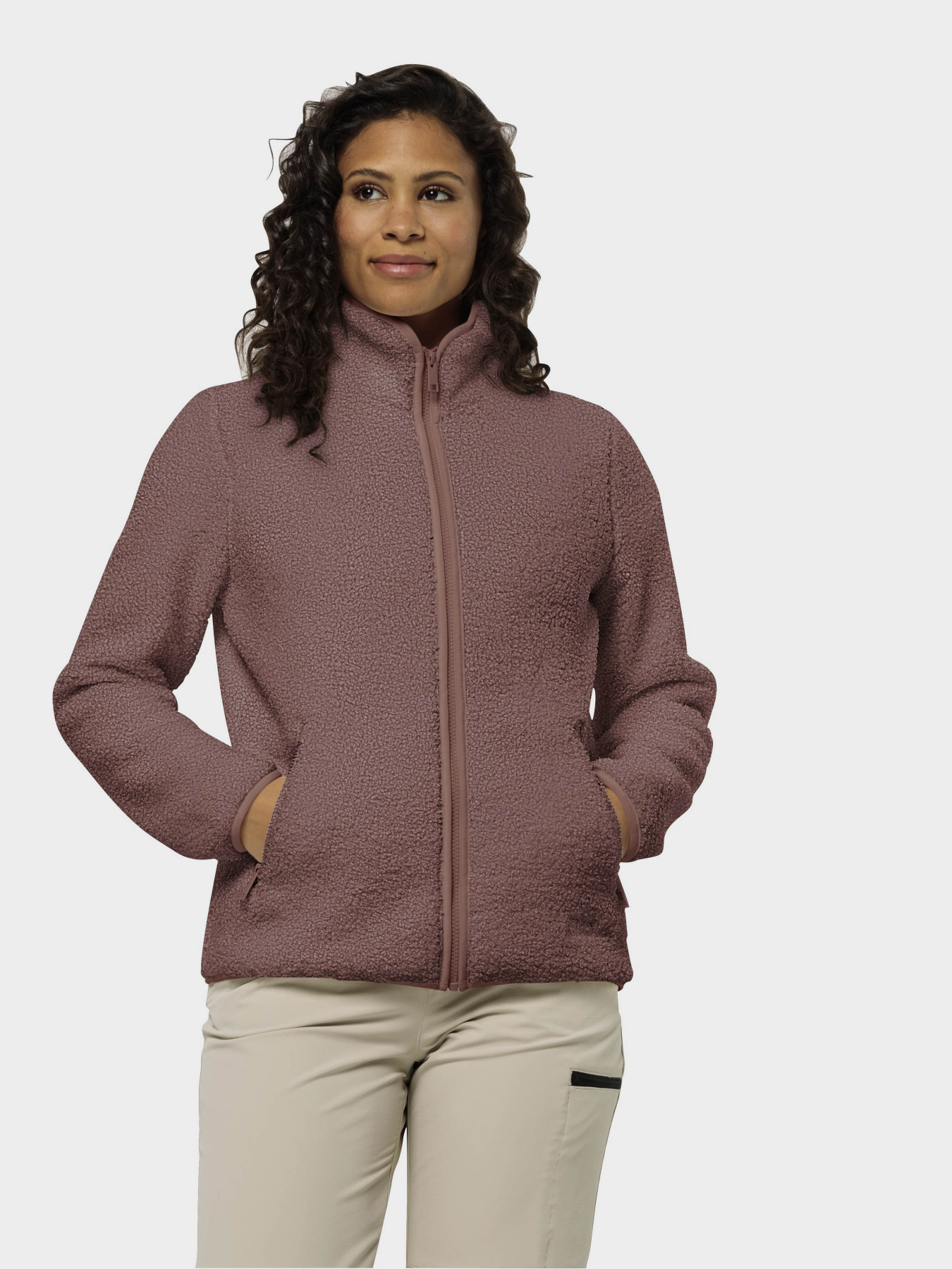 Худи и свитшоты Jack Wolfskin High Curl Jacket модель 1708732_3068 Фото