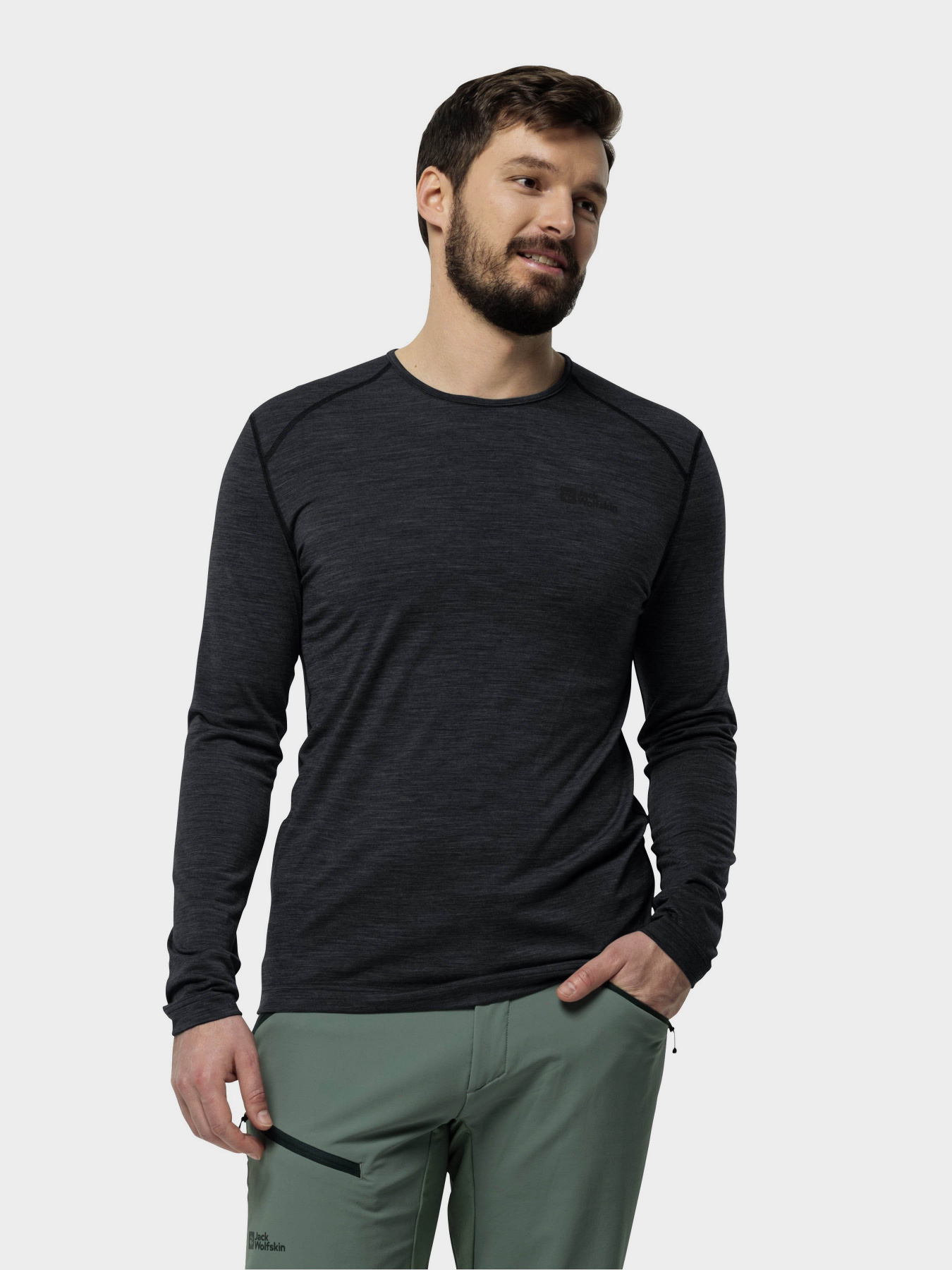 Лонгслив Jack Wolfskin Kammweg модель 1809461_6350 Фото