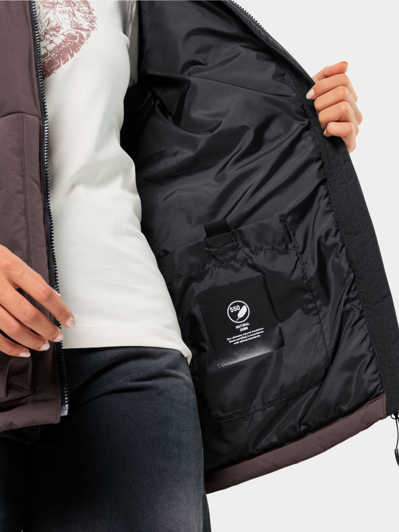 Пуховик Jack Wolfskin Dellbrueck Jkt модель 1207561_2613 Фото