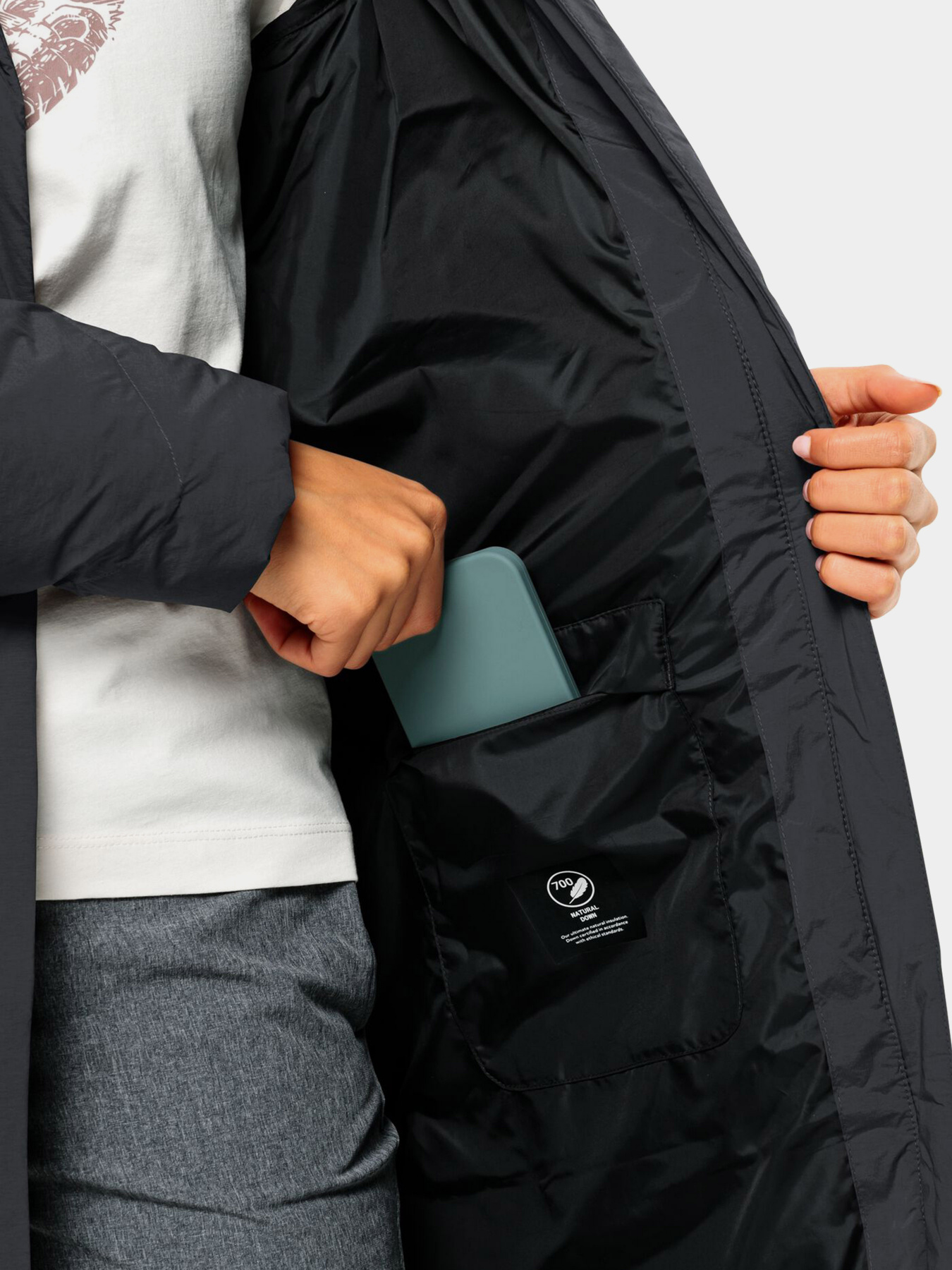 Пуховик Jack Wolfskin Wolfskin Marienplatz модель 1206971_6350 Фото