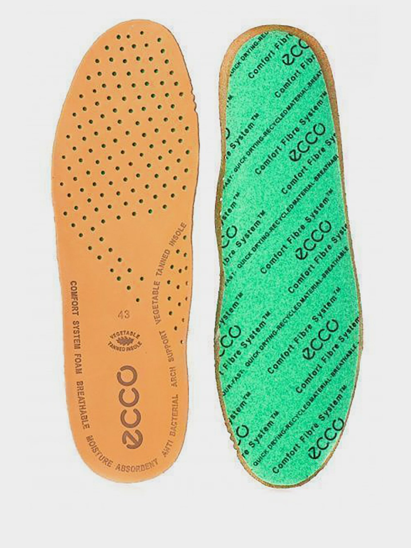 Устілки ECCO Comfort Fibre System модель 56107(121) Фото