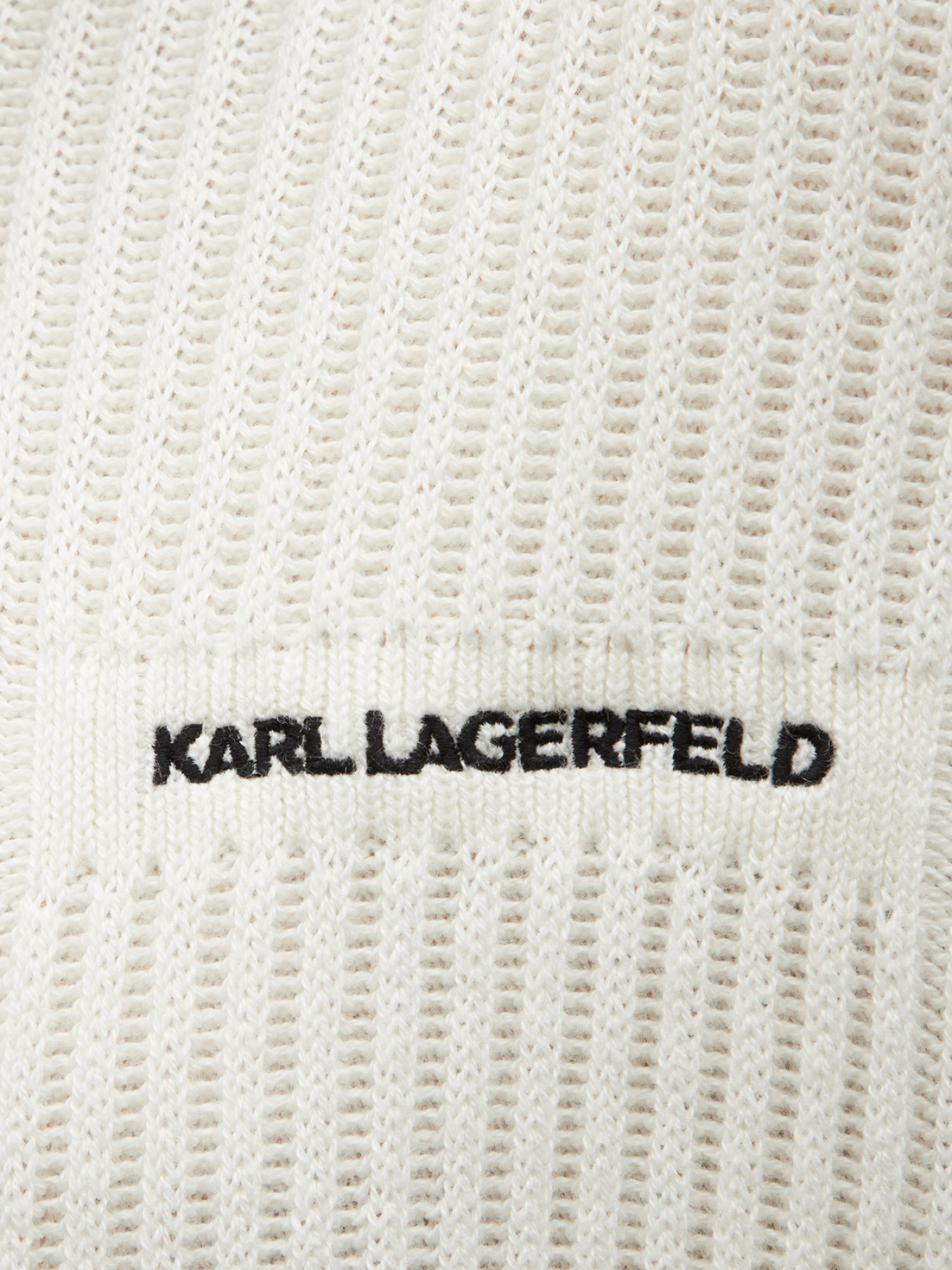 Чоловічий білий вовняний светр Karl Lagerfeld модель 544305.655039;60 Фото