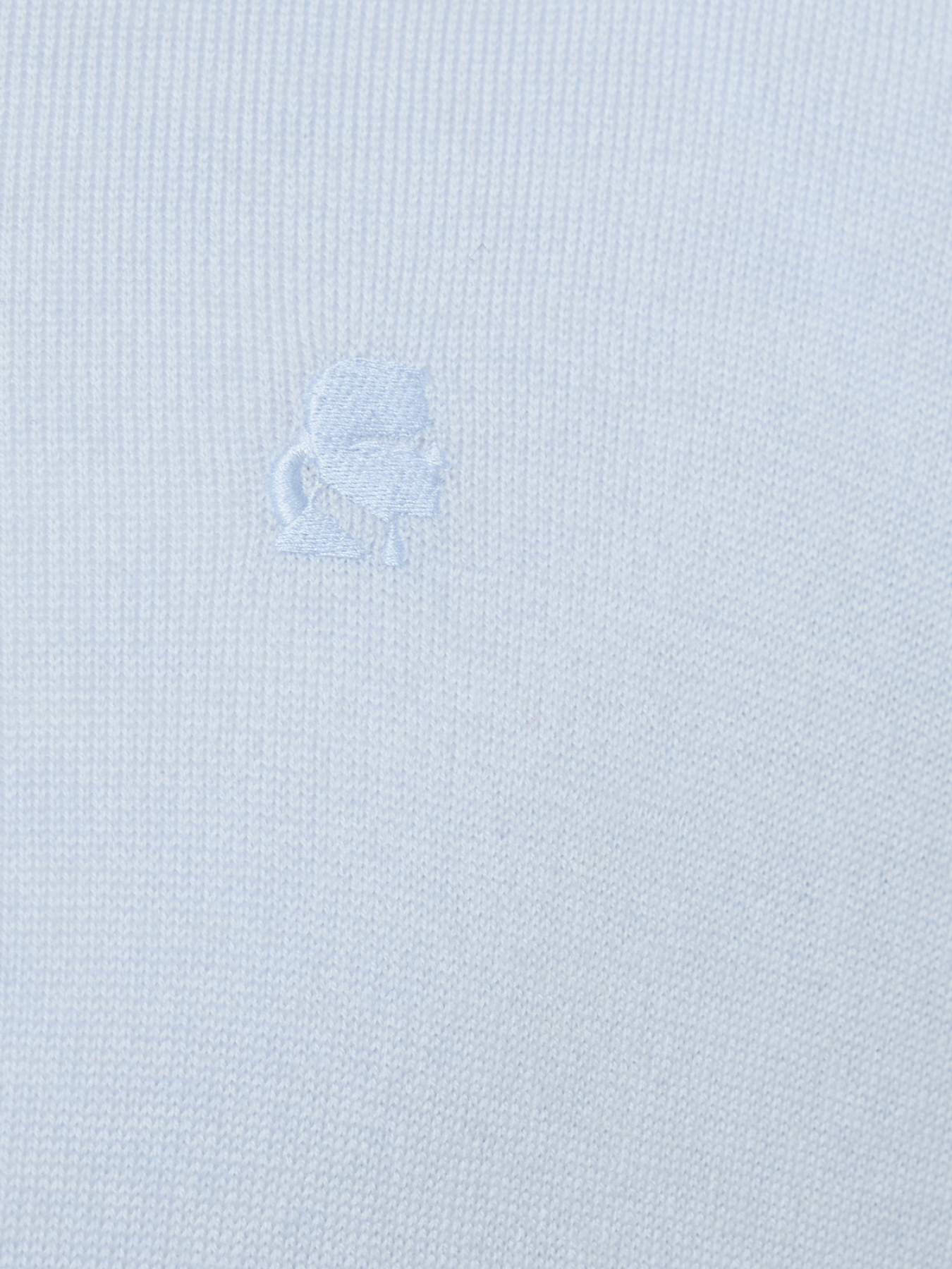 Мужской голубой шерстяной джемпер Karl Lagerfeld модель 553399.655000;610 Фото