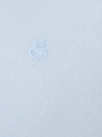 Мужской голубой шерстяной джемпер Karl Lagerfeld модель 553399.655000;610 Фото