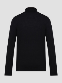 Чоловічий чорний вовняний гольф Karl Lagerfeld модель 553399.655058;990 Чоловічий чорний вовняний гольф Karl Lagerfeld модель 553399.655058;990 Фото