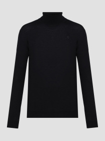 Чоловічий чорний вовняний гольф Karl Lagerfeld модель 553399.655058;990 Чоловічий чорний вовняний гольф Karl Lagerfeld модель 553399.655058;990 Фото