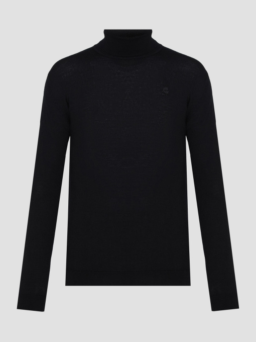 Чоловічий чорний вовняний гольф Karl Lagerfeld модель 553399.655058;990 Фото