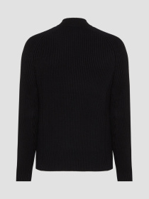 Чоловіча чорна вовняна кофта Karl Lagerfeld модель 554305.655014;990 Фото