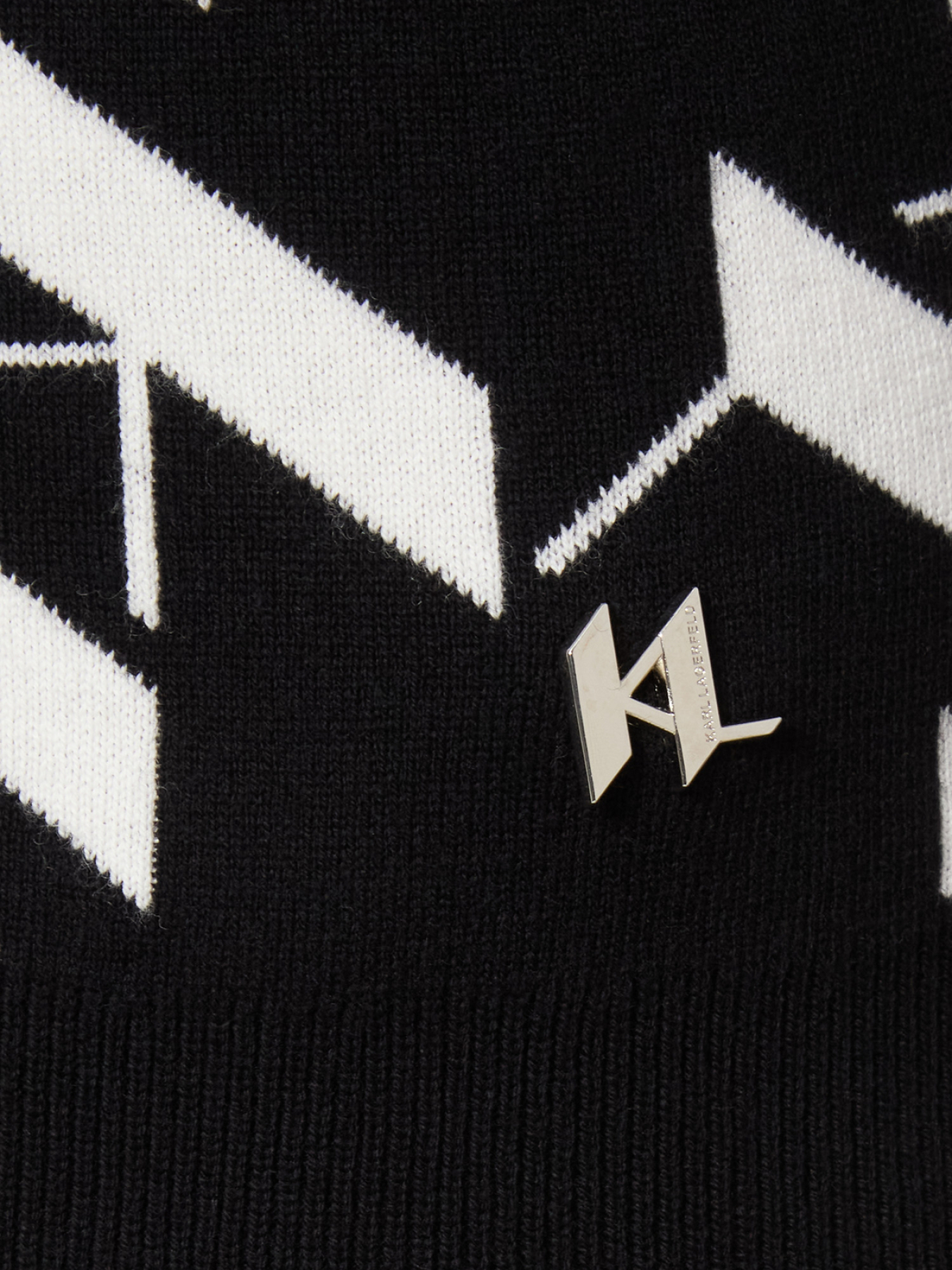 Чоловічий вовняний джемпер з візерунком Karl Lagerfeld модель 554305.655022;998 Чоловічий вовняний джемпер з візерунком Karl Lagerfeld модель 554305.655022;998 Фото