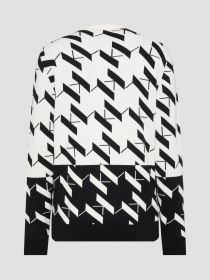 Чоловічий вовняний джемпер з візерунком Karl Lagerfeld модель 554305.655022;998 Чоловічий вовняний джемпер з візерунком Karl Lagerfeld модель 554305.655022;998 Фото