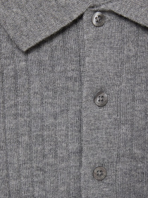 Мужское серое шерстяное поло Karl Lagerfeld модель 554308.655036;941 Мужское серое шерстяное поло Karl Lagerfeld модель 554308.655036;941 Фото