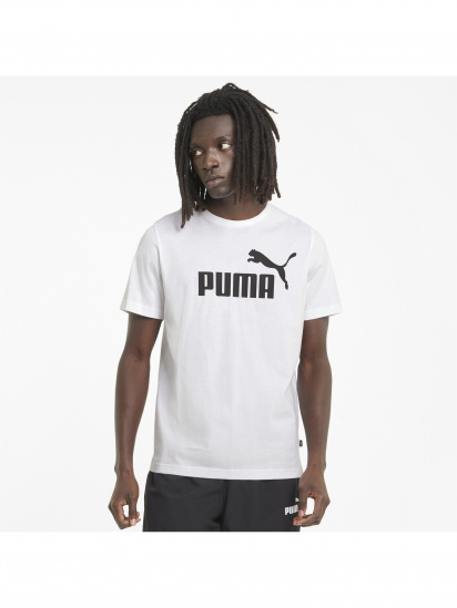 Футболка PUMA Ess Logo Tee модель 586666 — фото 3 - INTERTOP