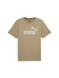 Бежевий - Футболка PUMA Ess Logo Tee