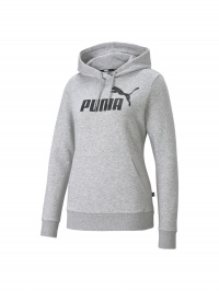 Сірий - Худі PUMA Ess Logo Hoodie