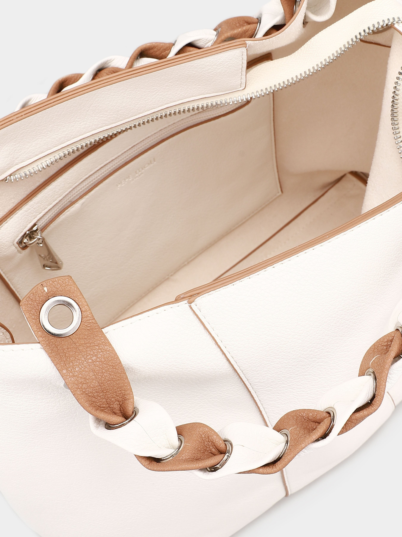 Шоппер PepeMoll модель 28131 blanco/taupe Фото