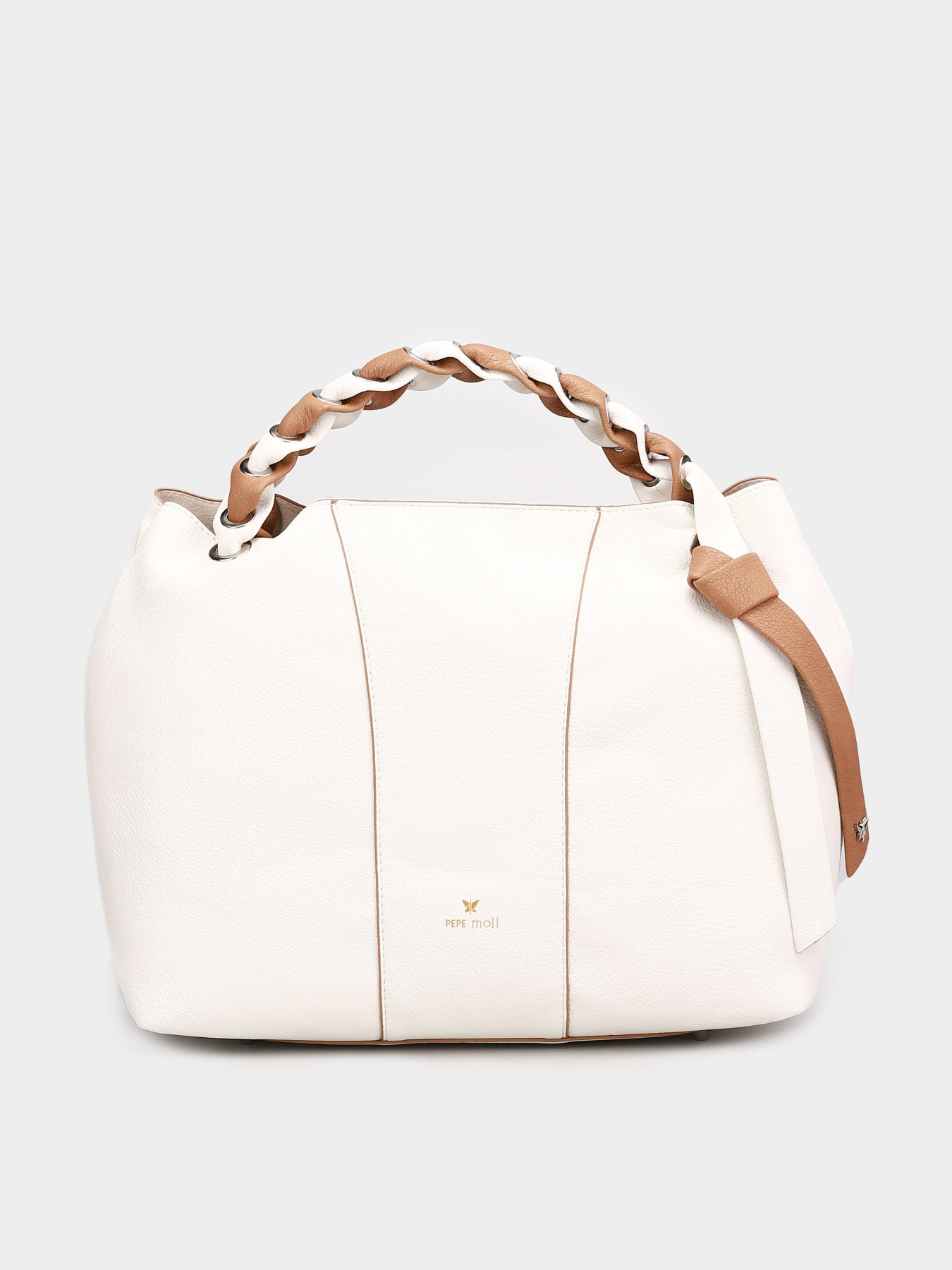 Шоппер PepeMoll модель 28131 blanco/taupe Фото