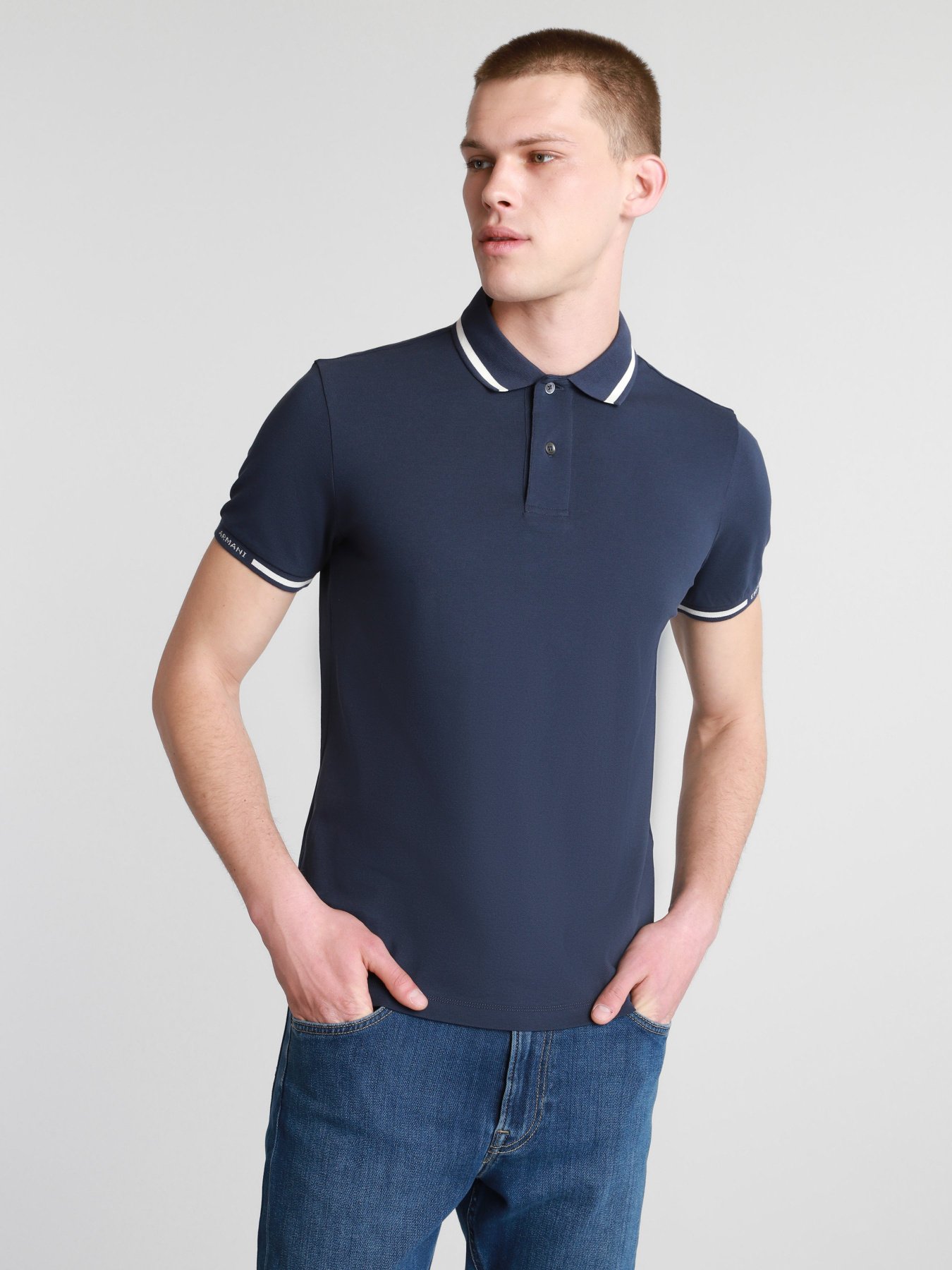 Поло Emporio Armani модель 3K1FA4-1JPTZ-09D0 Фото