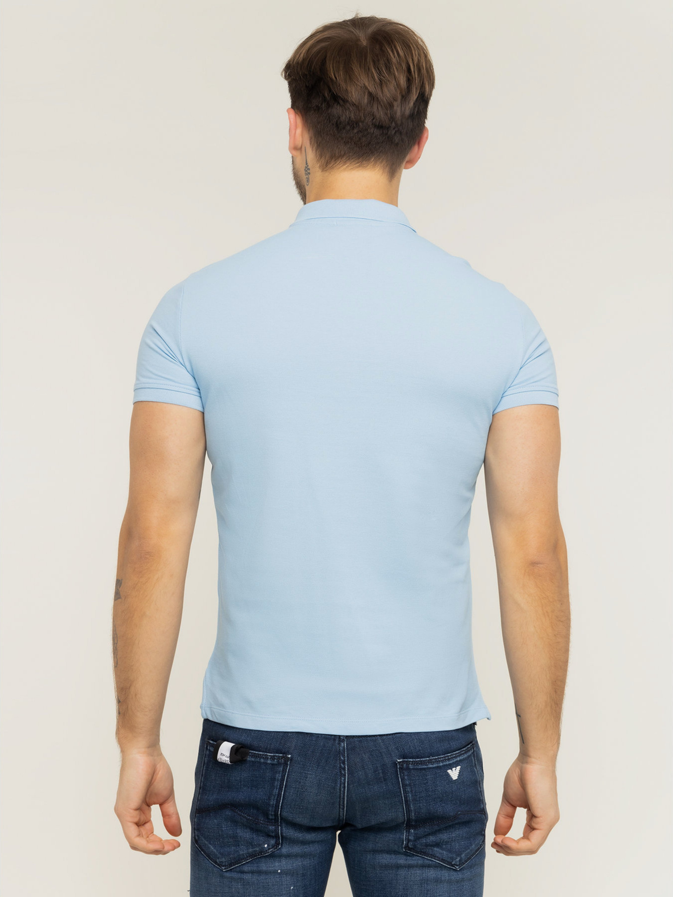 Поло Emporio Armani модель 8N1F12-1J0SZ-0781 Фото