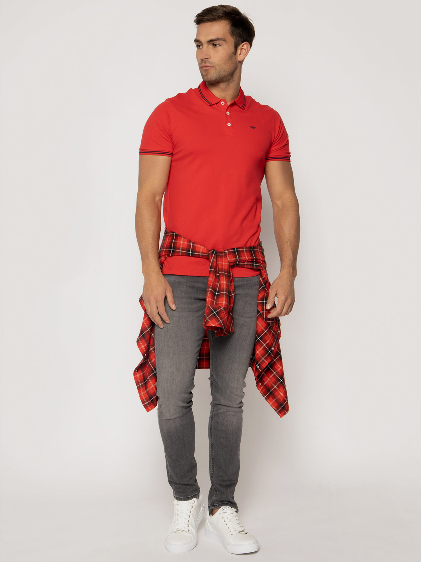 Поло Emporio Armani модель 8N1F2B-1JPTZ-0391 Фото