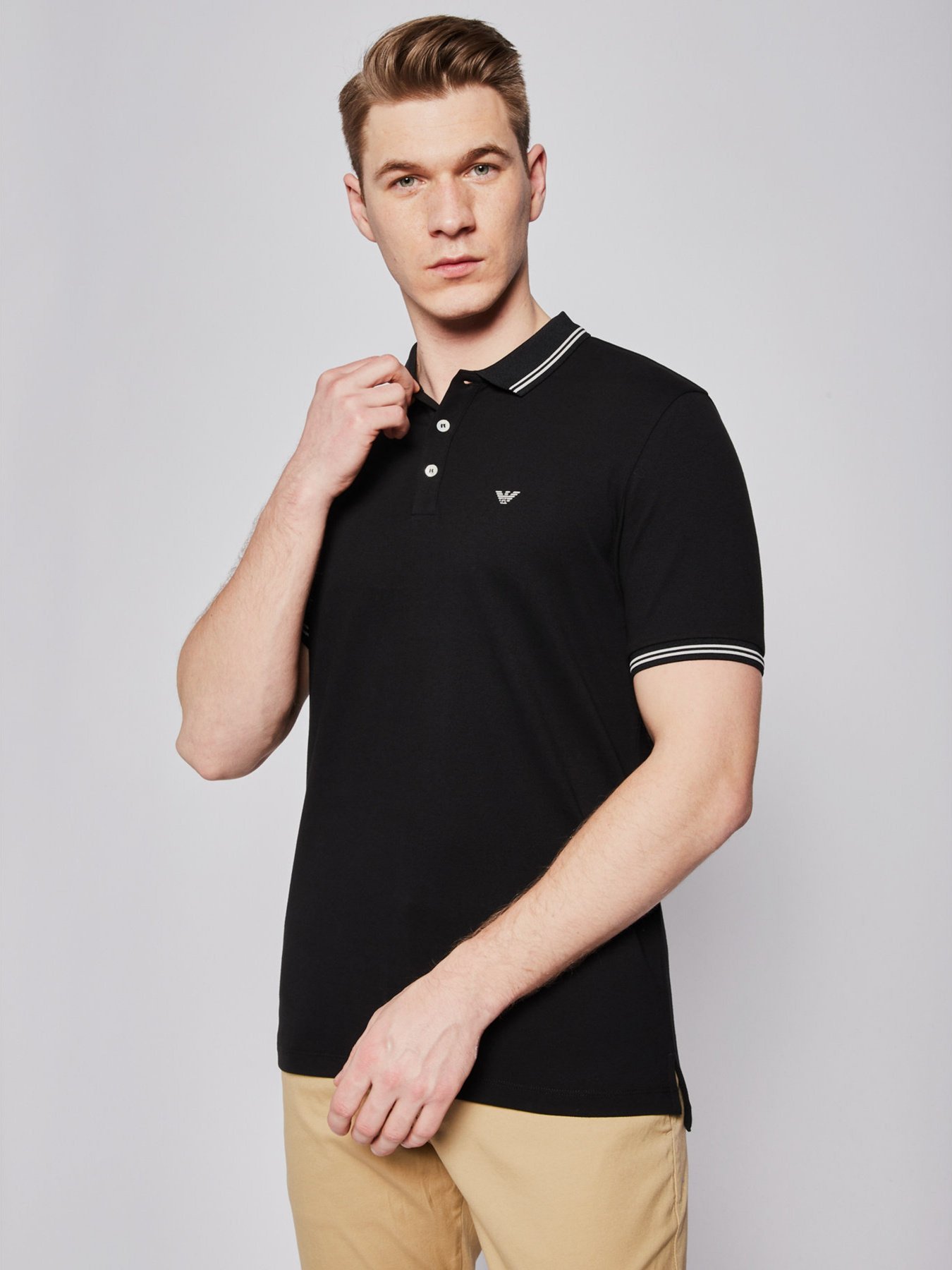 Поло Emporio Armani модель 8N1F2B-1JPTZ-0999 Фото