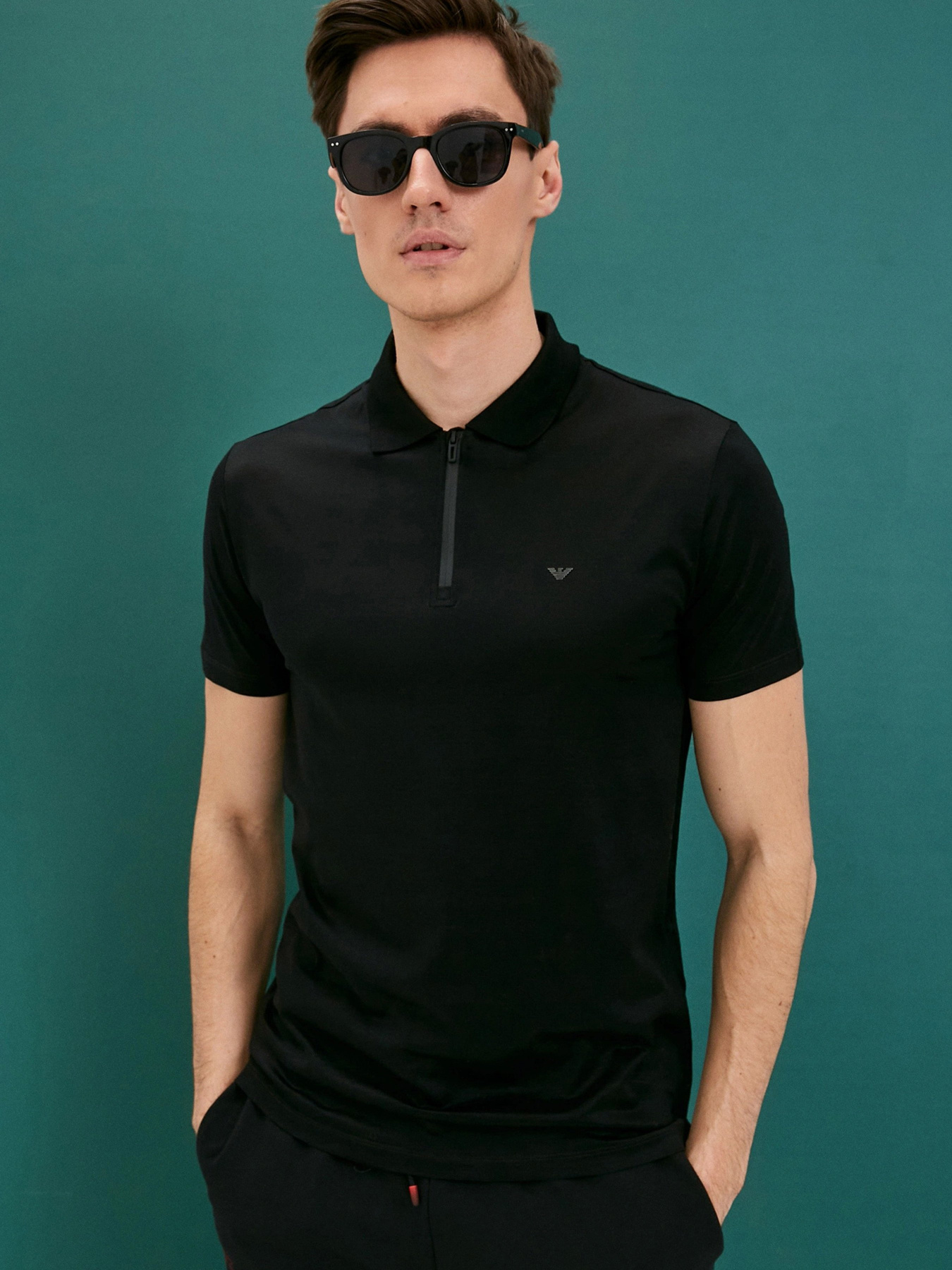 Поло Emporio Armani модель 3K1FC1-1JUVZ-0999 Фото