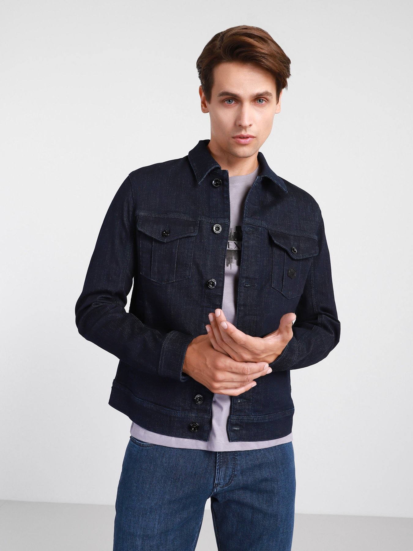 Джинсовая куртка Emporio Armani модель 8N1B95-1DV7Z-0941 Фото