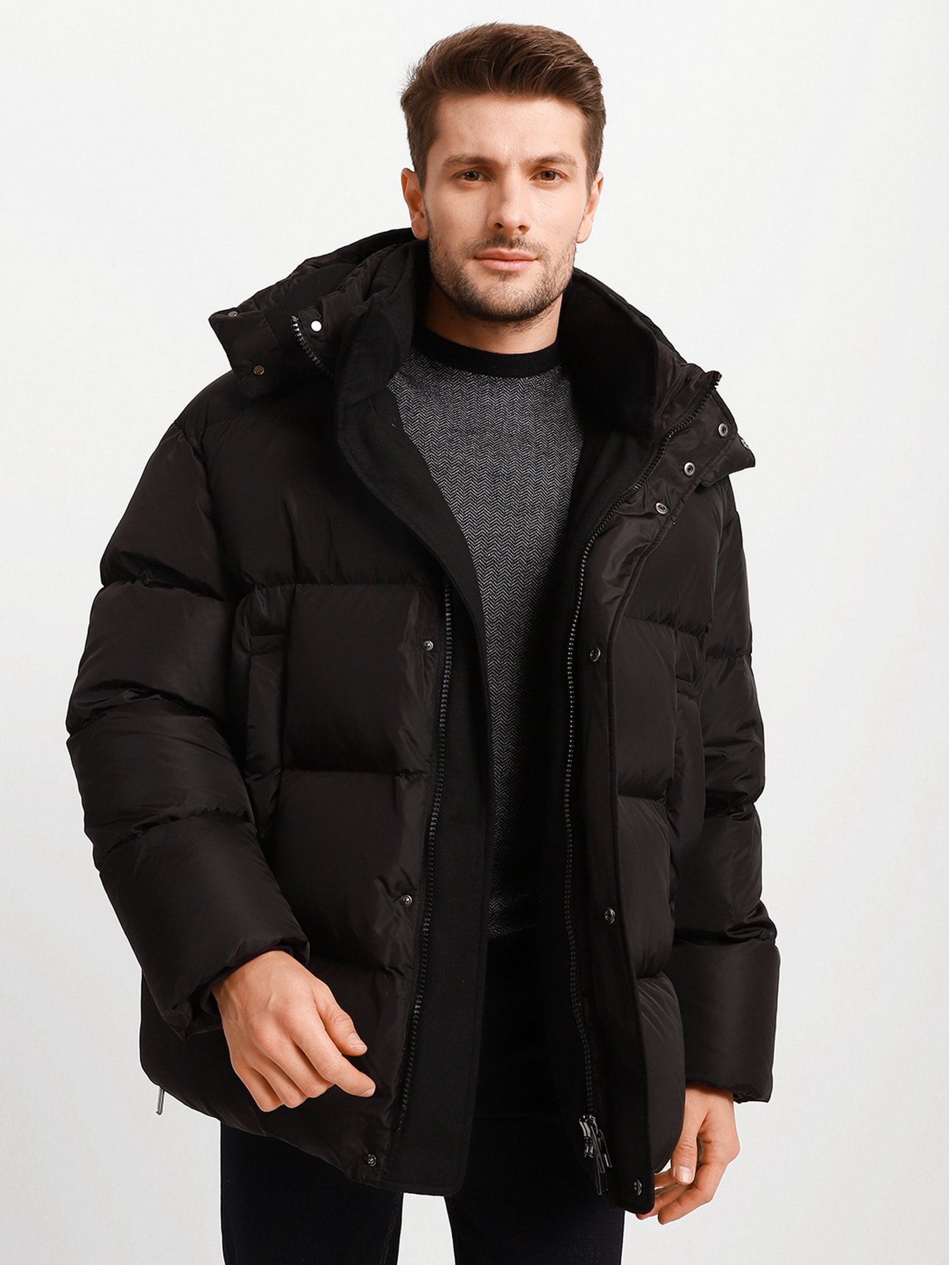 Пуховик Emporio Armani модель 6K1B99-1NQTZ-0999 Фото