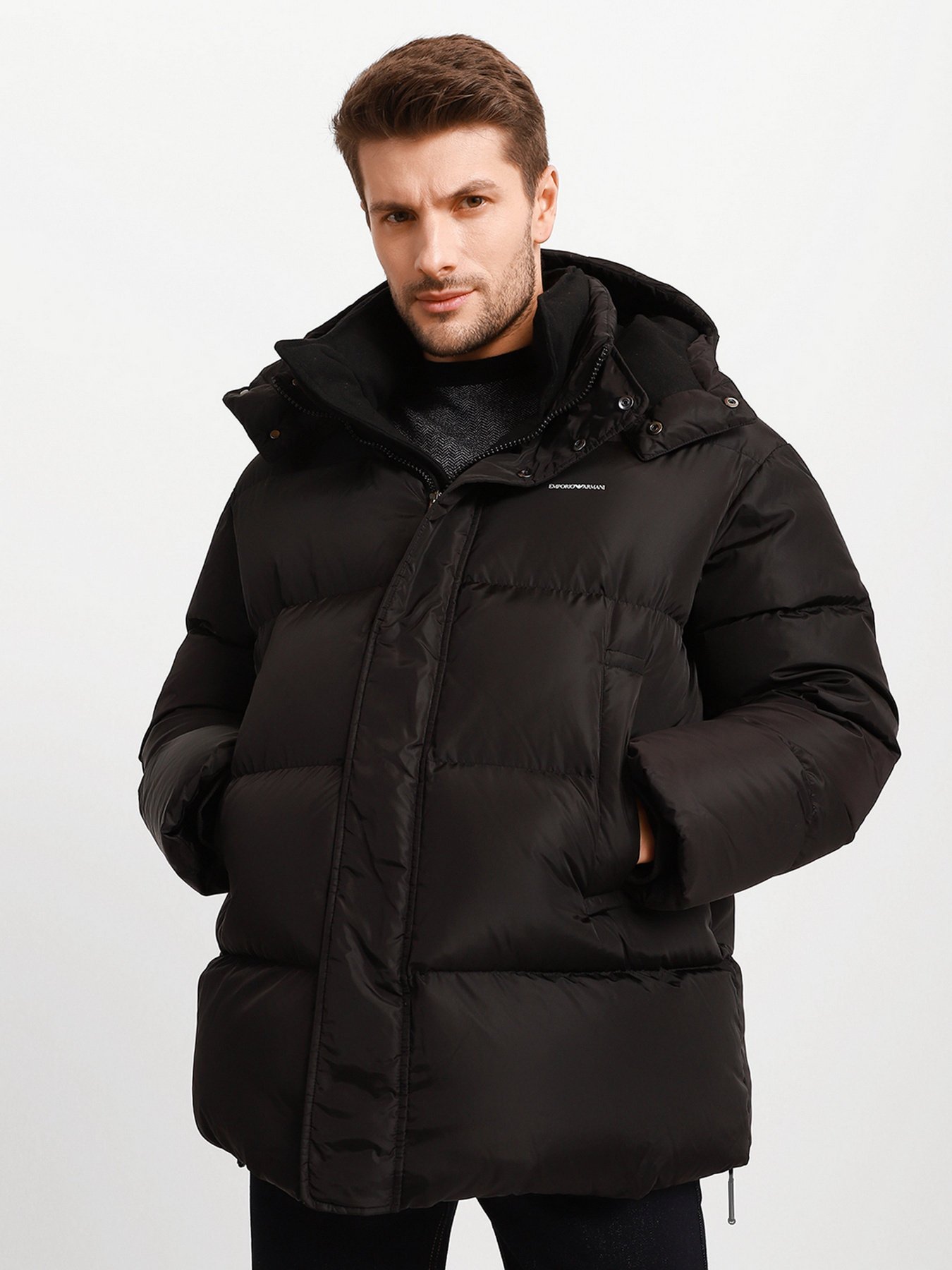 Пуховик Emporio Armani модель 6K1B99-1NQTZ-0999 Фото