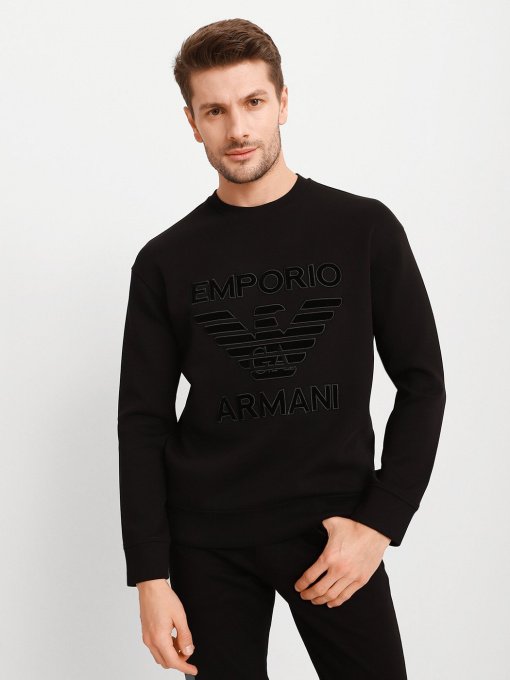Свитшот Emporio Armani модель 6K1M97-1JHSZ-0999 Фото