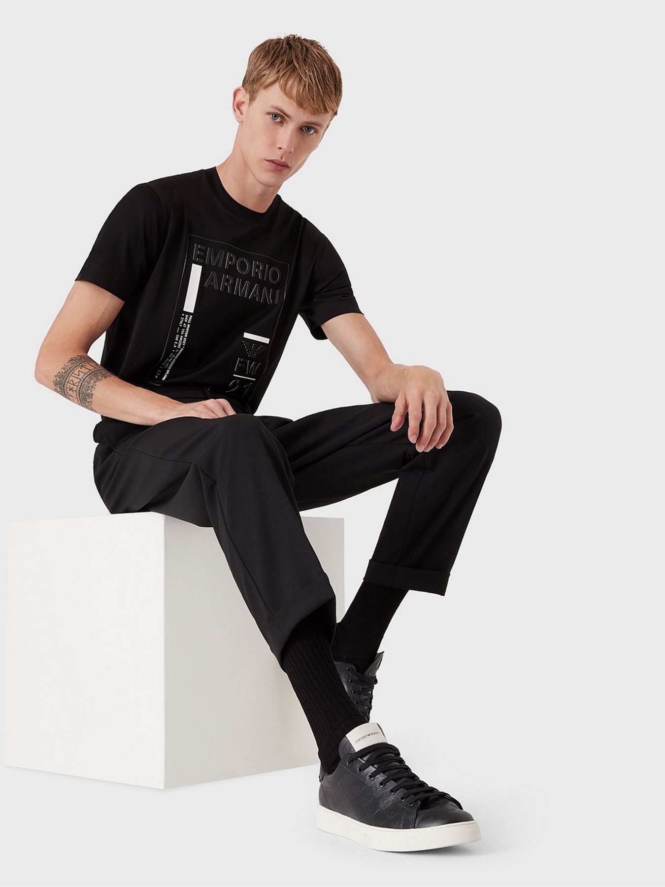 Футболка Emporio Armani модель 6K1T94-1JUVZ-0999 Фото