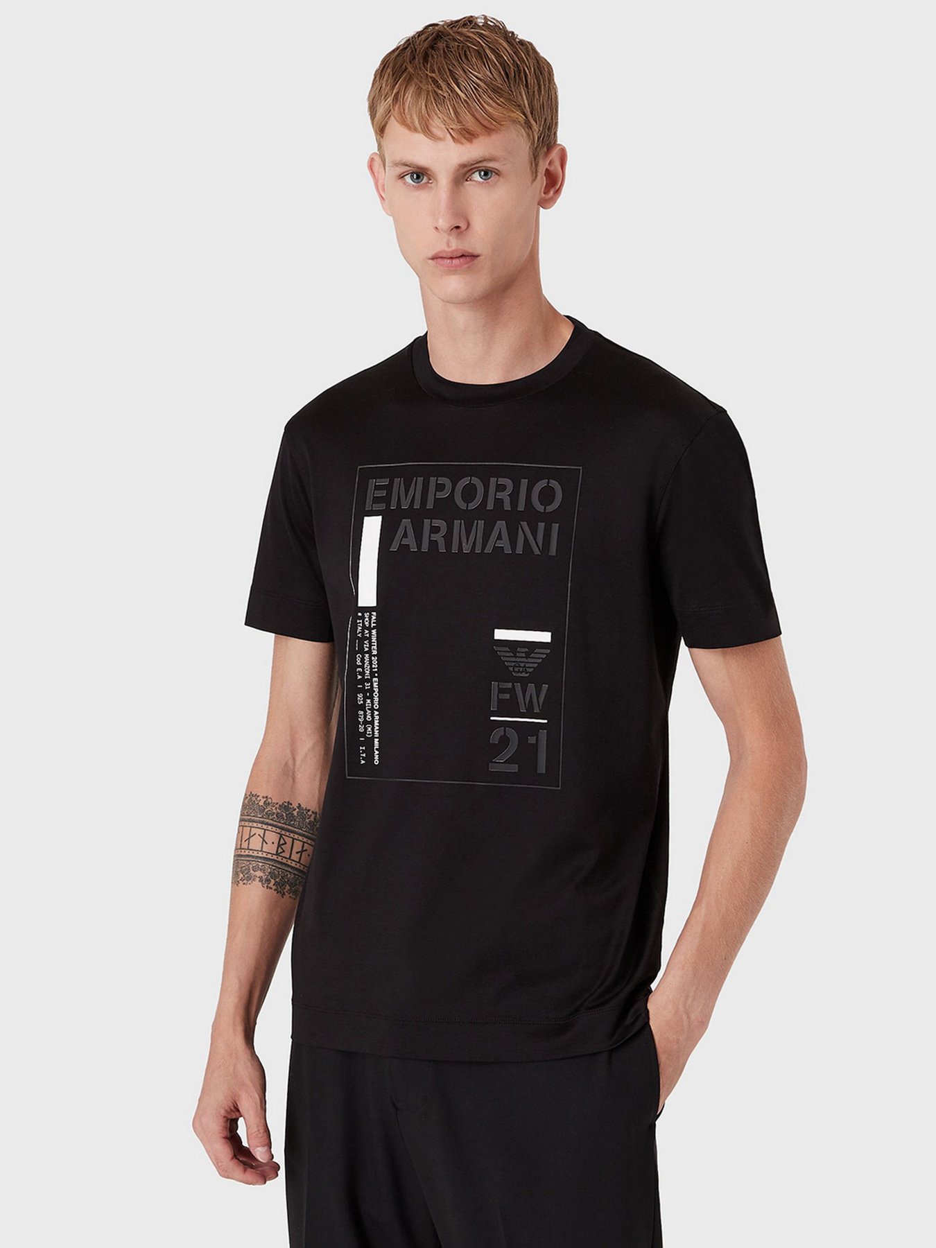 Футболка Emporio Armani модель 6K1T94-1JUVZ-0999 Фото