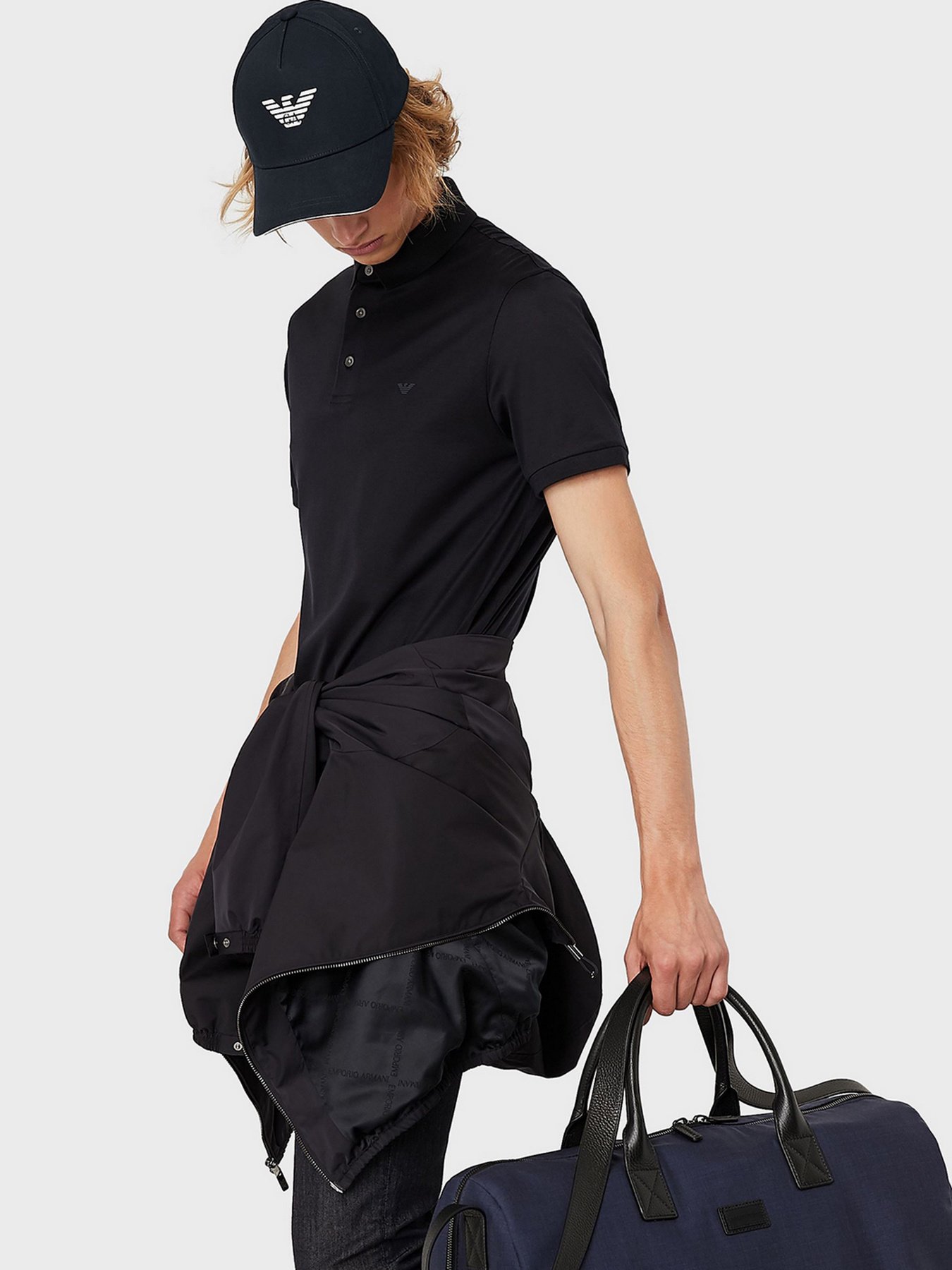 Поло Emporio Armani модель 8N1F96-1JUVZ-0920 Фото