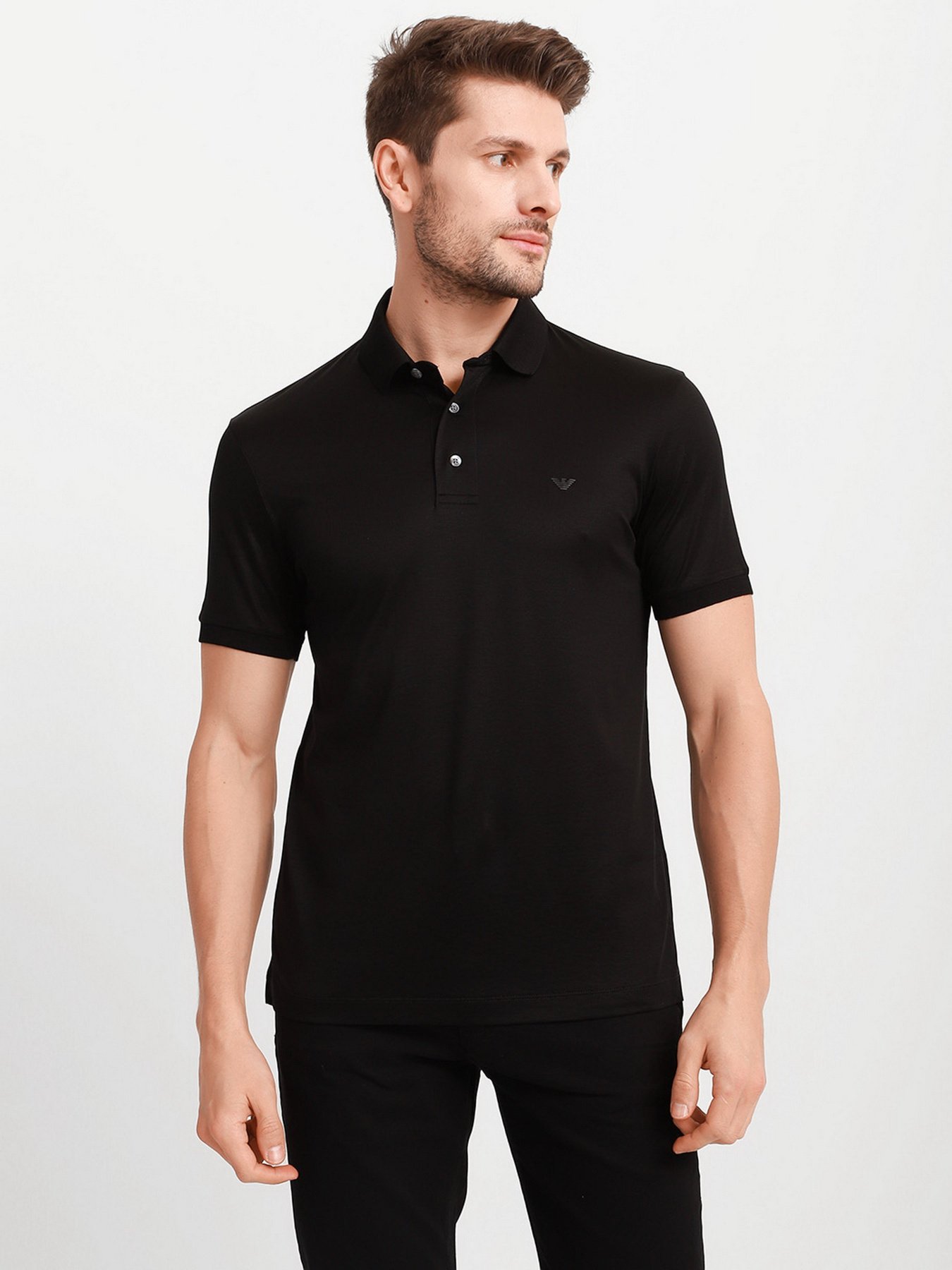 Поло Emporio Armani модель 8N1F96-1JUVZ-0999 Фото