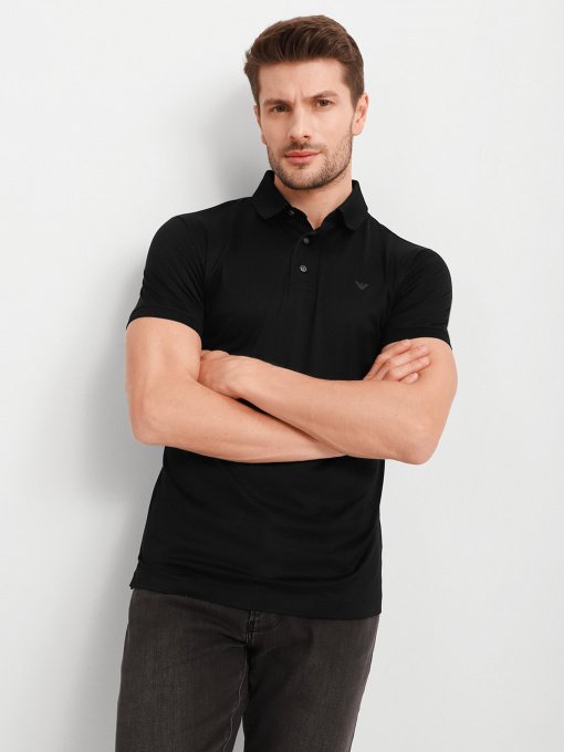 Поло Emporio Armani модель 8N1F98-1JUVZ-0999 Фото